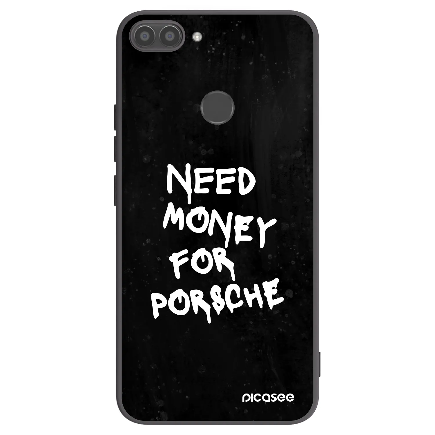 Picasee silikónový čierny obal pre Huawei P Smart - Black Dollar