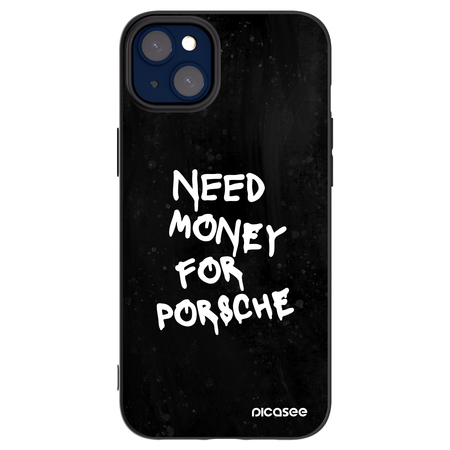 Picasee silikónový čierny obal pre Apple iPhone 14 Plus - Black Dollar