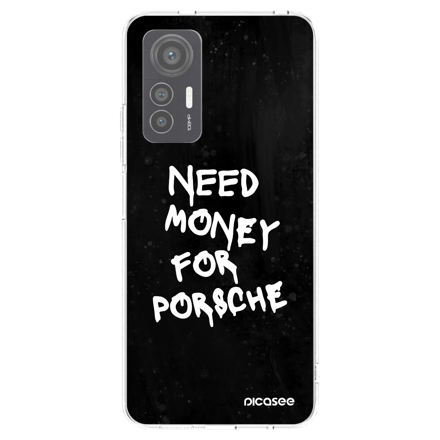 Picasee silikónový prehľadný obal pre Xiaomi 12 Lite - Black Dollar