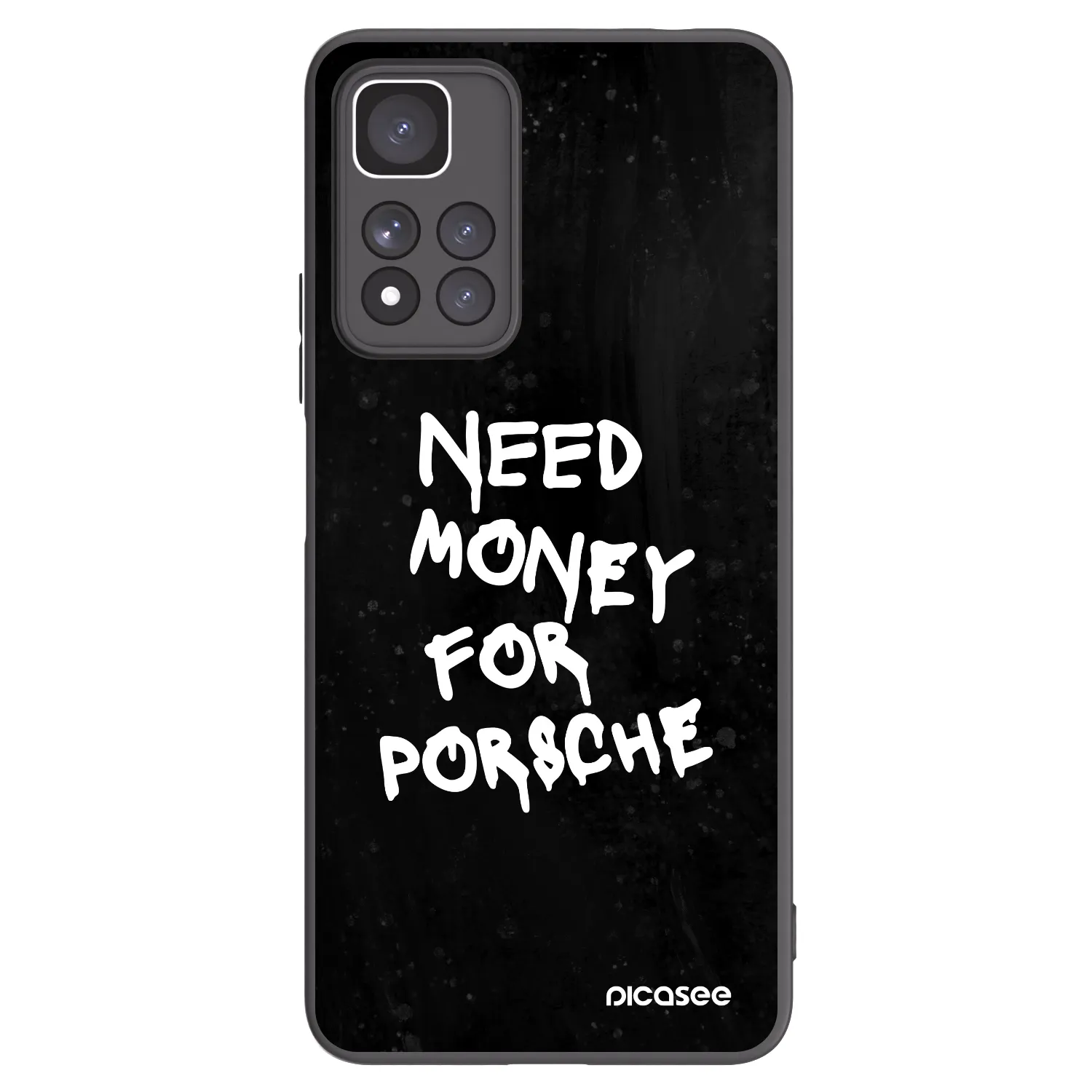 Picasee silikónový čierny obal pre Xiaomi Redmi Note 11 Pro+ 5G - Black Dollar