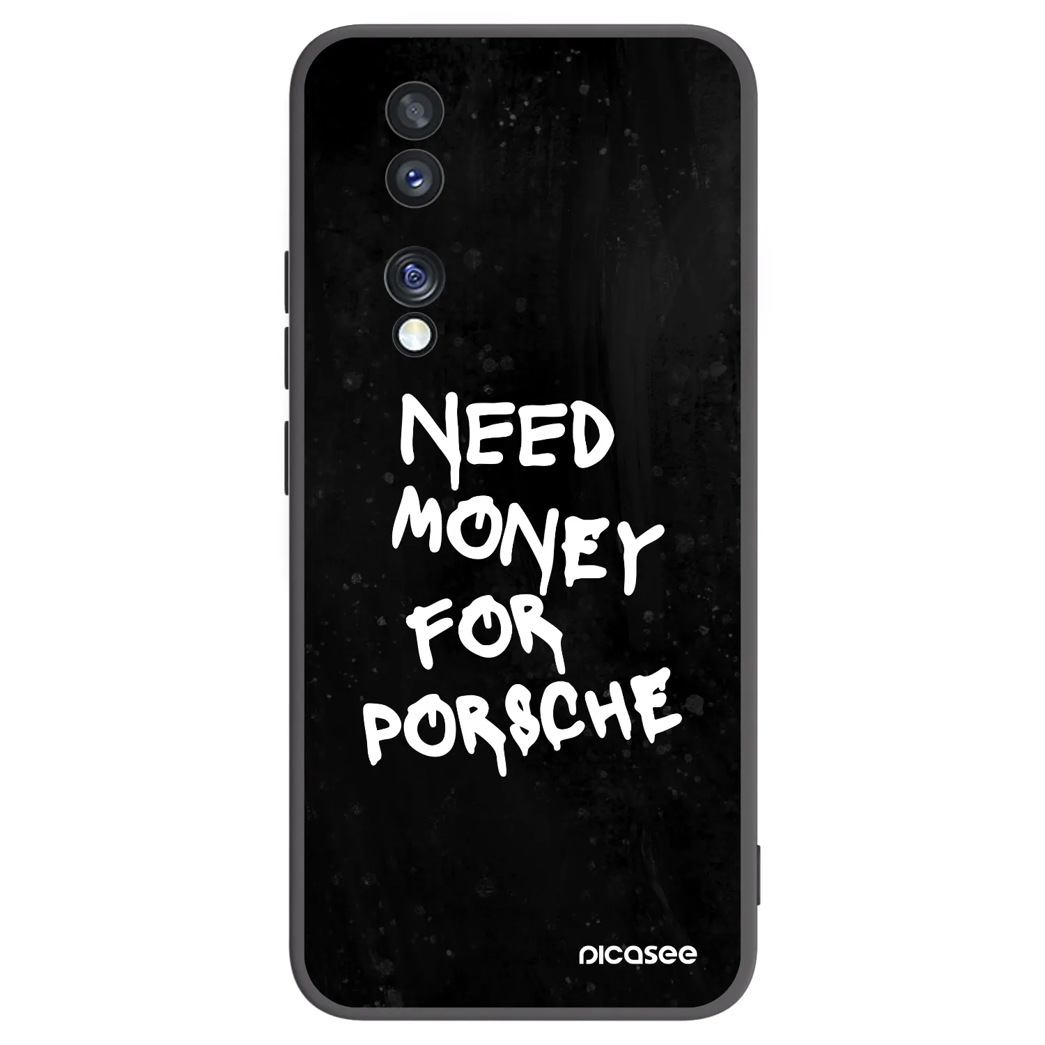 Picasee silikónový čierny obal pre Honor 70 - Black Dollar