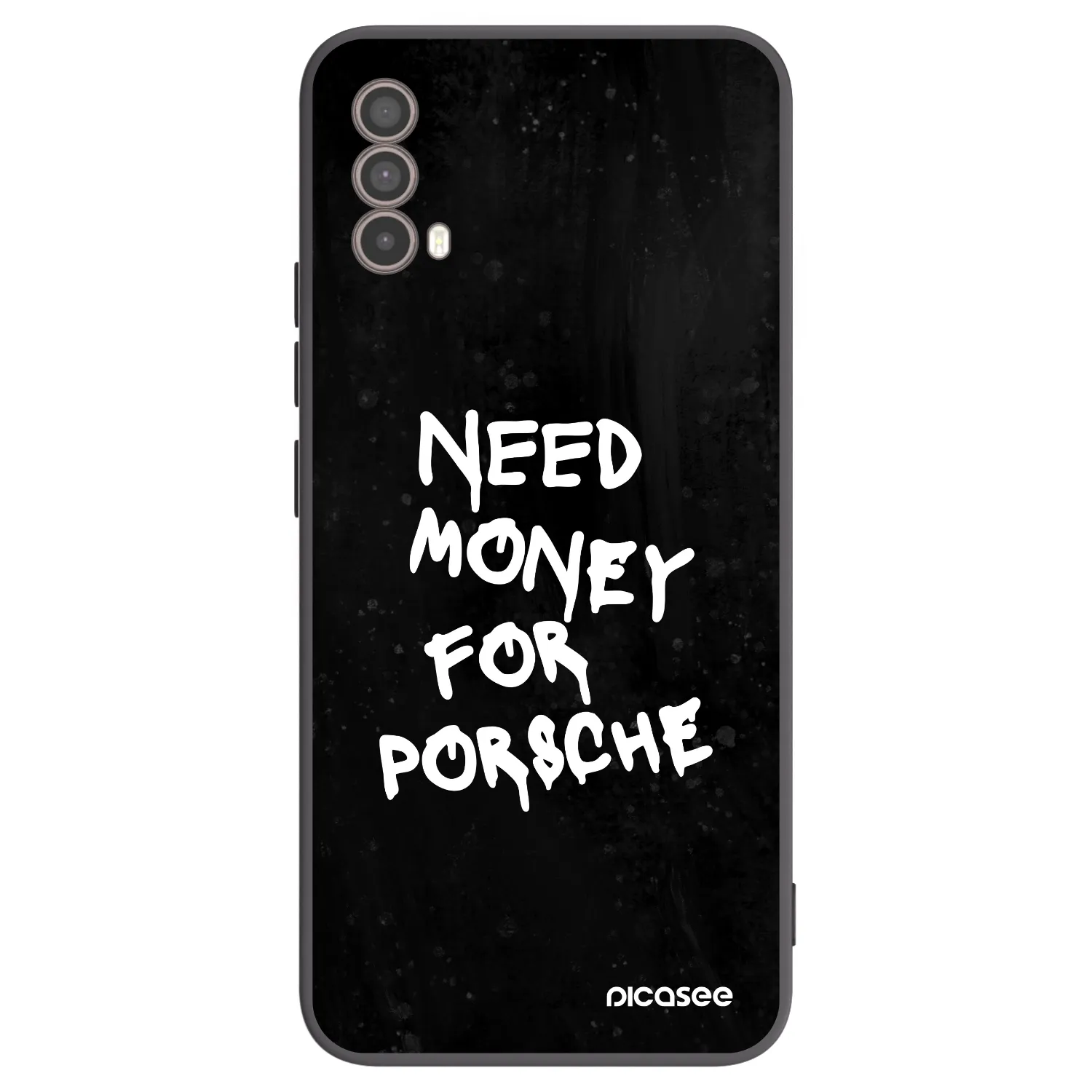 Picasee silikónový čierny obal pre Motorola Moto E40 - Black Dollar