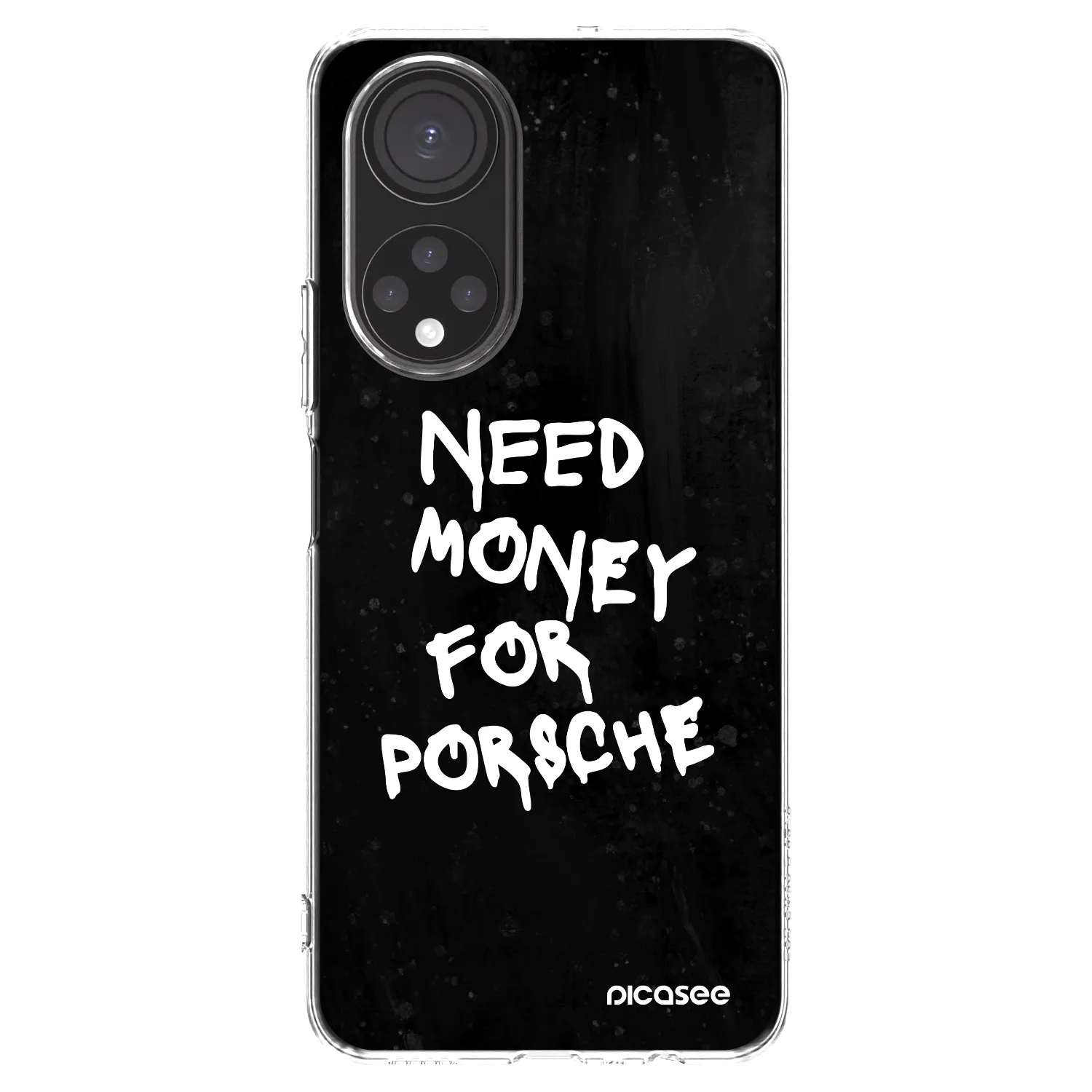 Picasee silikónový prehľadný obal pre Honor X7 - Black Dollar