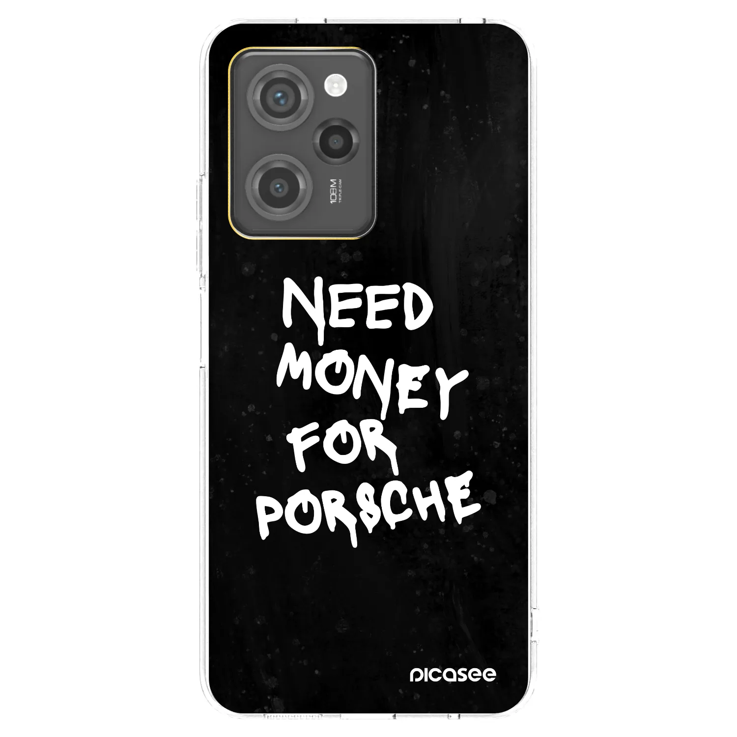 Silikónový prehľadný obal pre Xiaomi Poco X5 Pro - Black Dollar