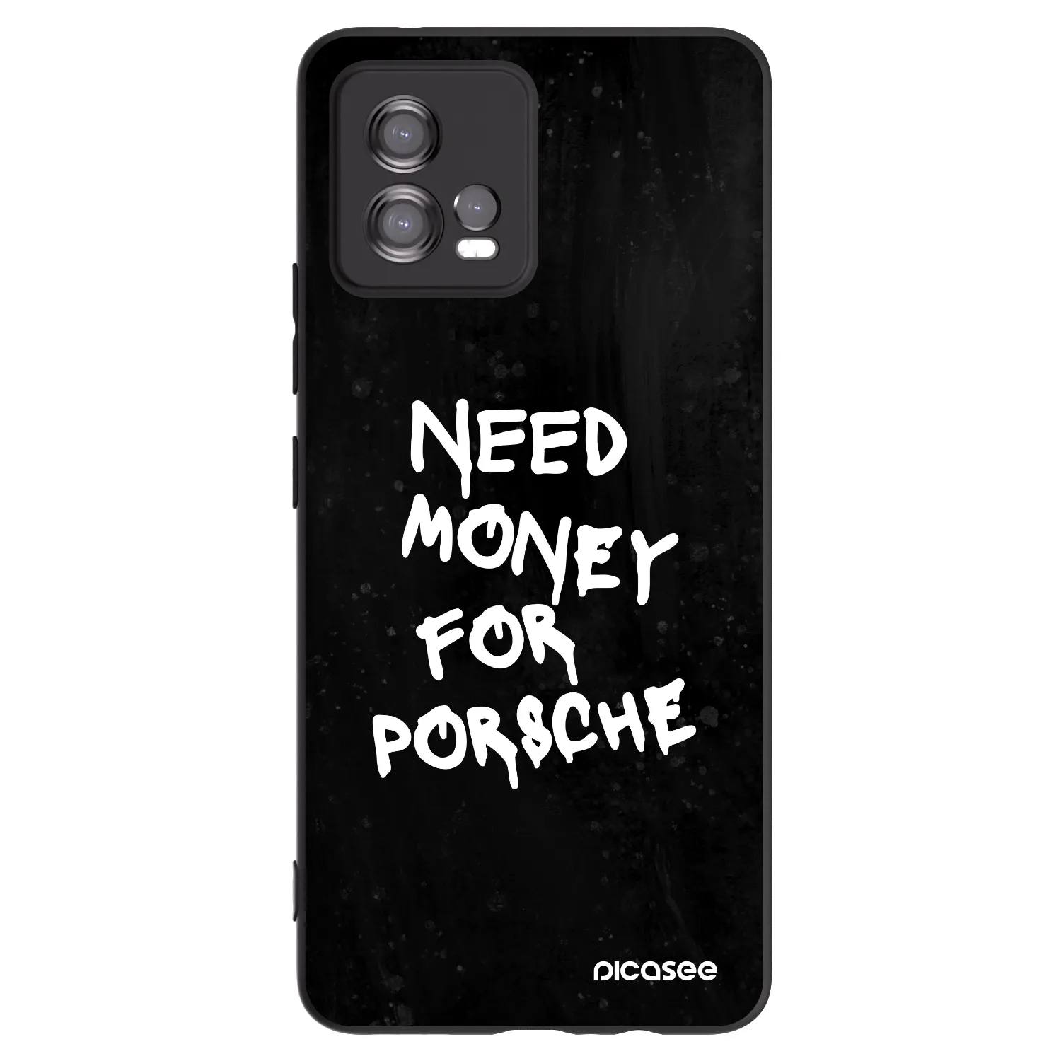 Picasee silikónový čierny obal pre Motorola Moto G72 - Black Dollar