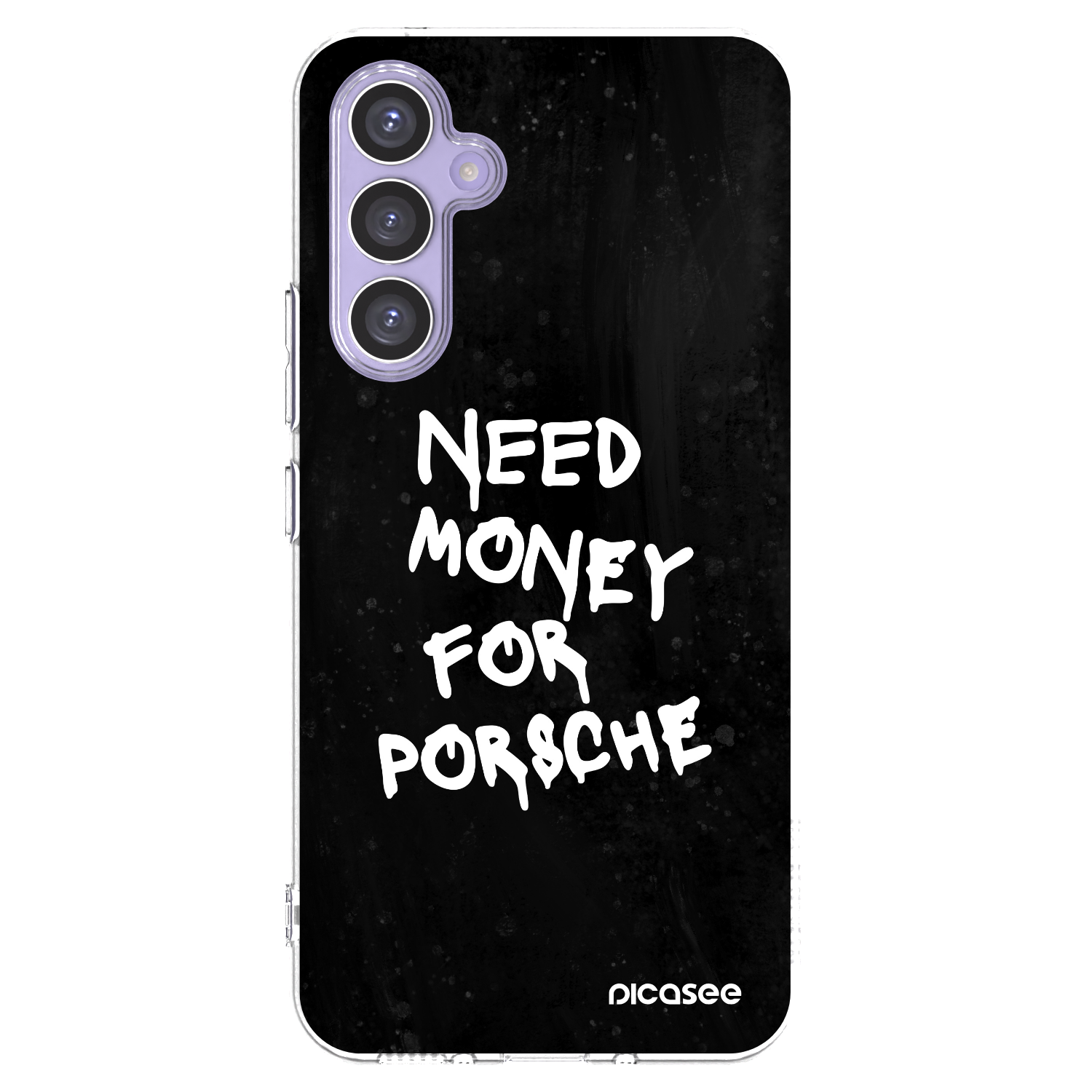 Picasee silikónový prehľadný obal pre Samsung Galaxy A54 5G A546B - Black Dollar