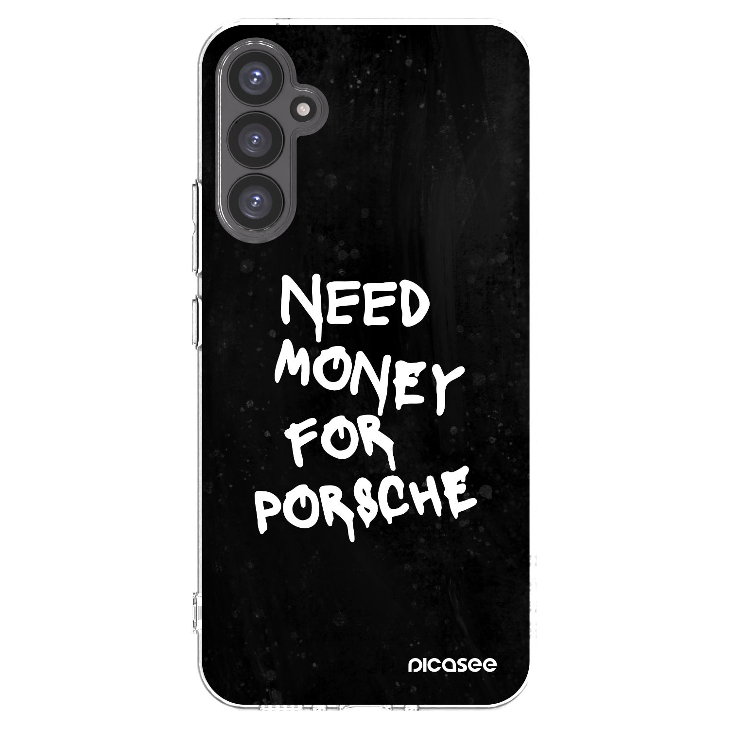 Picasee silikónový prehľadný obal pre Samsung Galaxy A34 5G A346B - Black Dollar