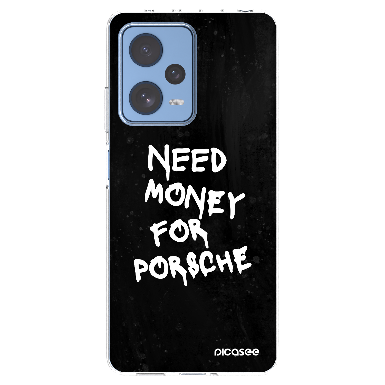 Picasee silikónový prehľadný obal pre Xiaomi Redmi Note 12 Pro 5G - Black Dollar