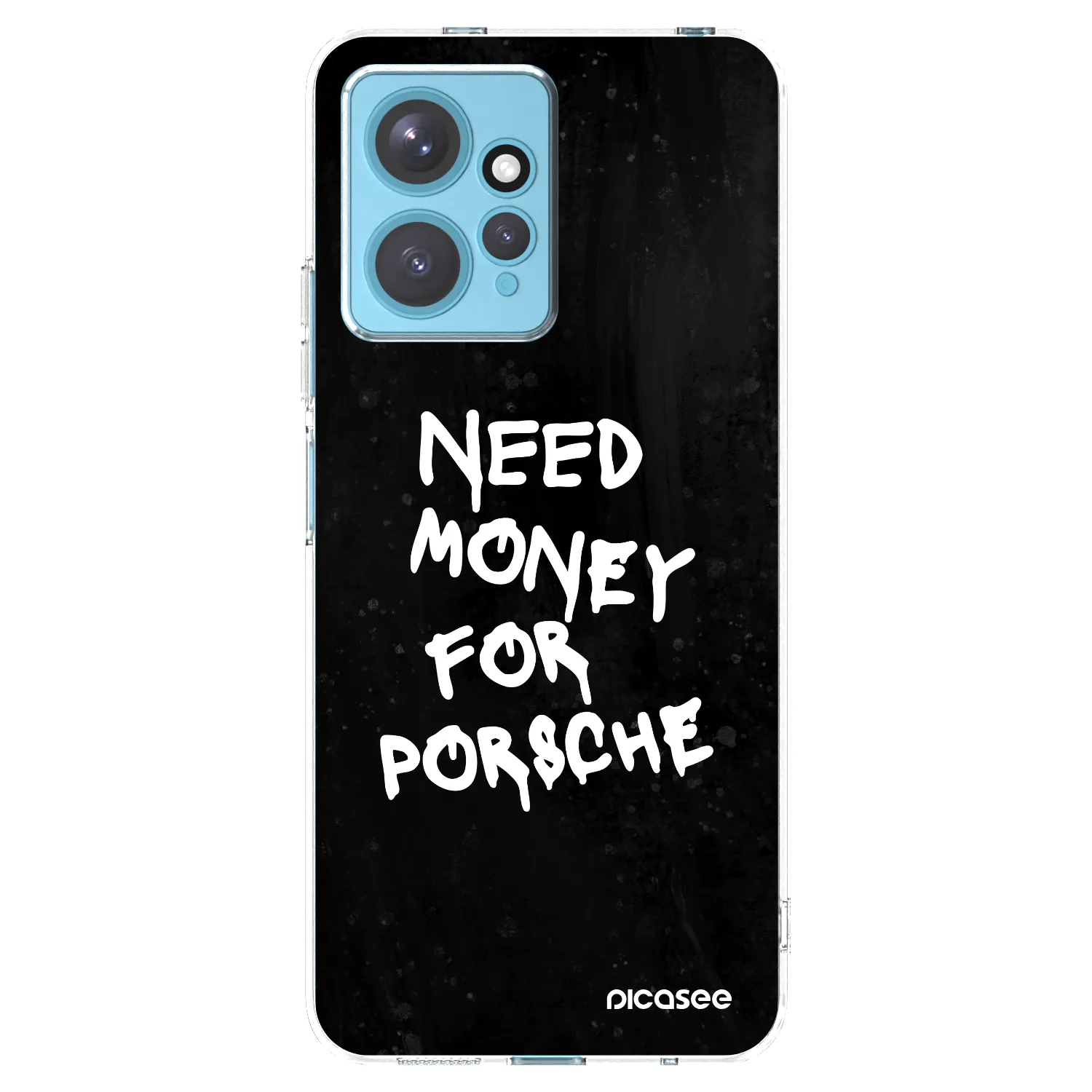 Picasee silikónový prehľadný obal pre Xiaomi Redmi Note 12 4G - Black Dollar