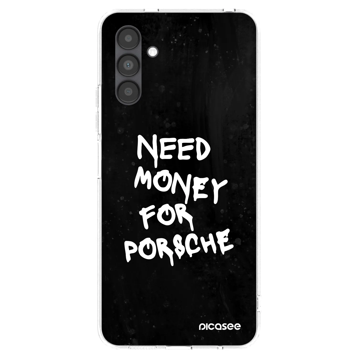 Picasee silikónový prehľadný obal pre Samsung Galaxy A04s A047F - Black Dollar