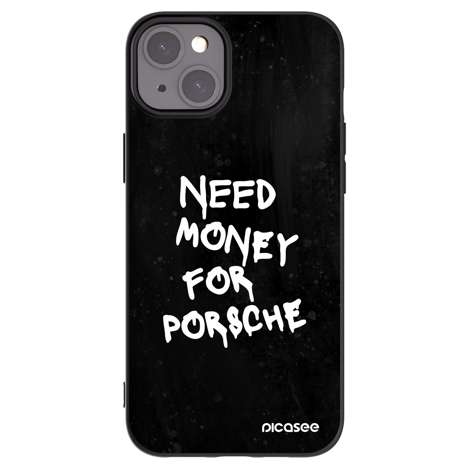 Silikónový čierny obal pre Apple iPhone 15 Plus - Black Dollar