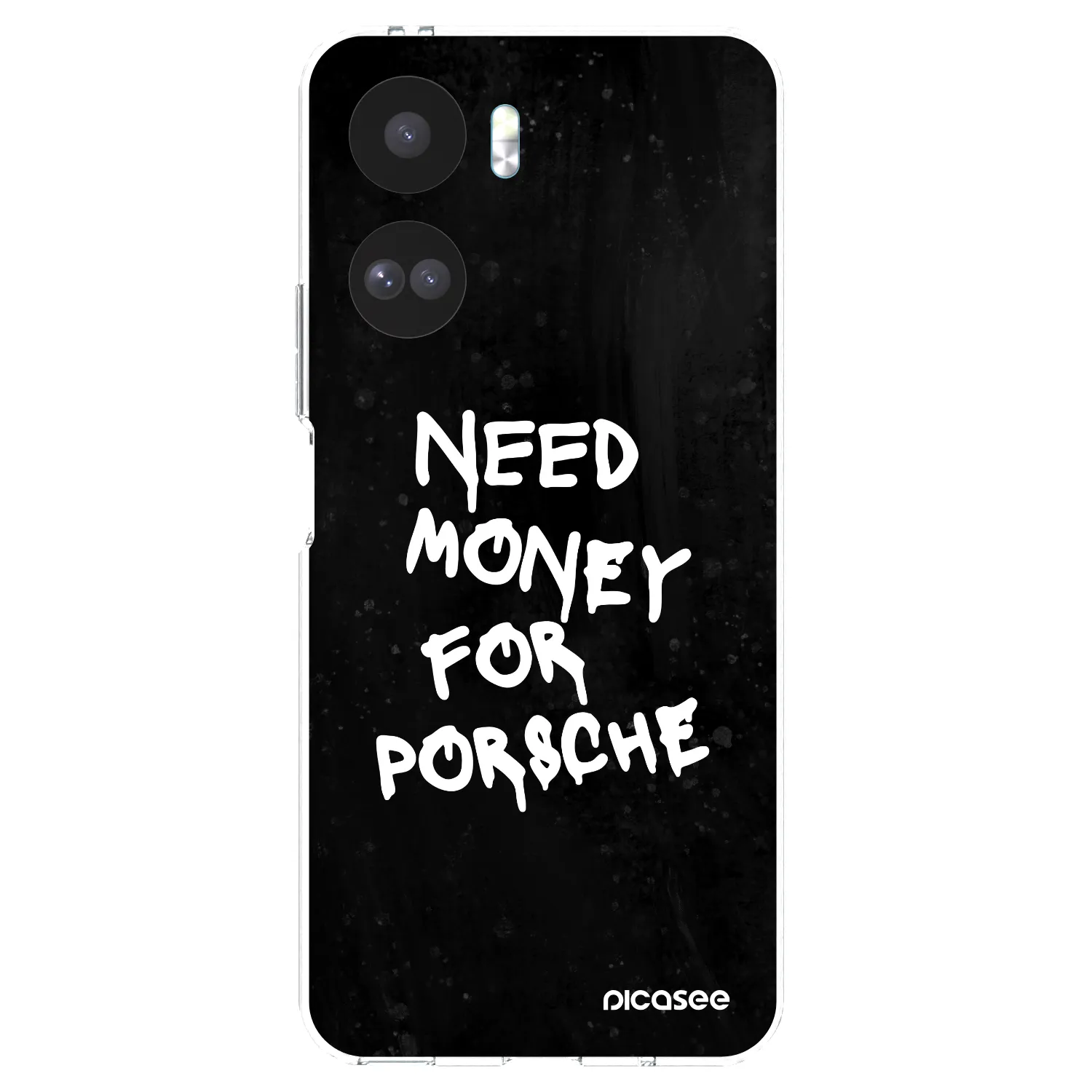Picasee silikónový prehľadný obal pre Honor 90 Lite 5G - Black Dollar