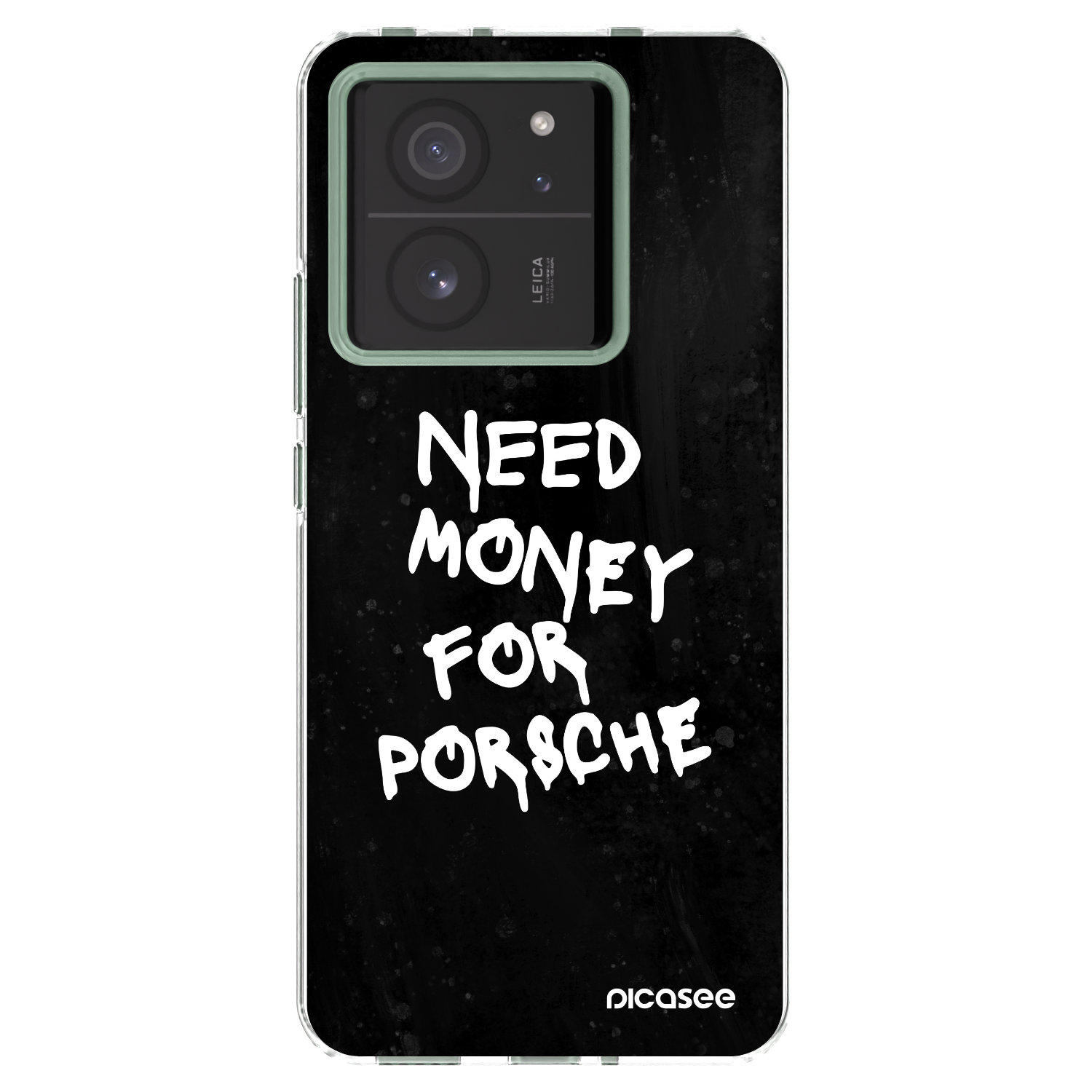 Picasee silikónový prehľadný obal pre Xiaomi 13T - Black Dollar