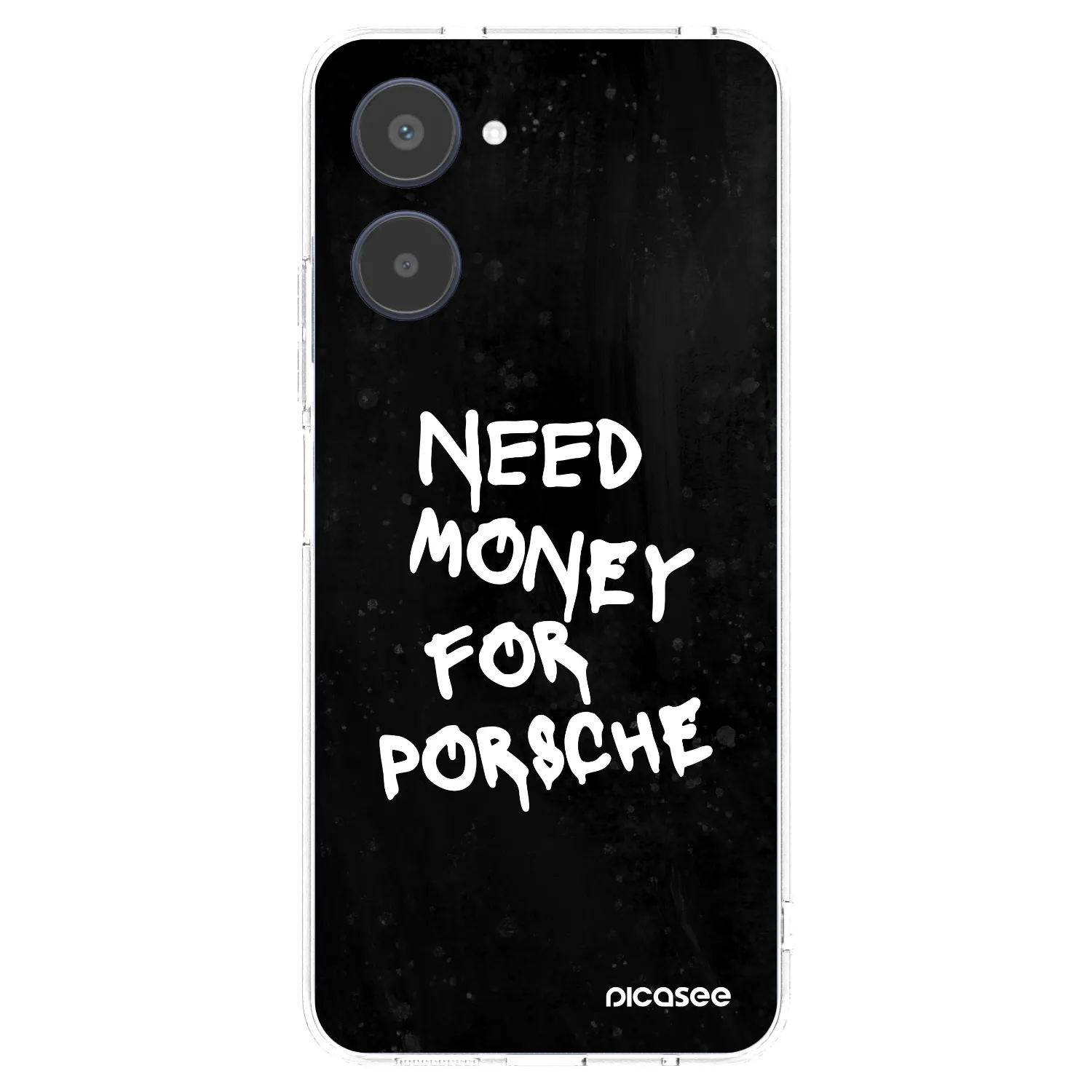 Picasee silikónový prehľadný obal pre Realme 10 4G - Black Dollar
