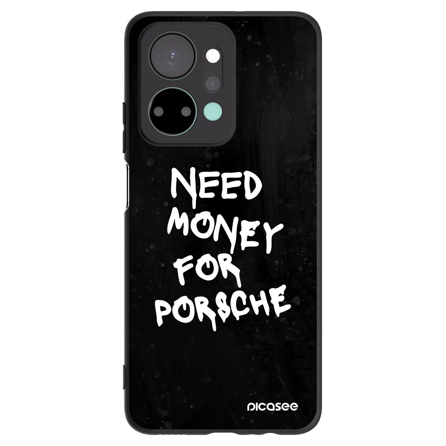 Picasee silikónový čierny obal pre Honor X7a - Black Dollar