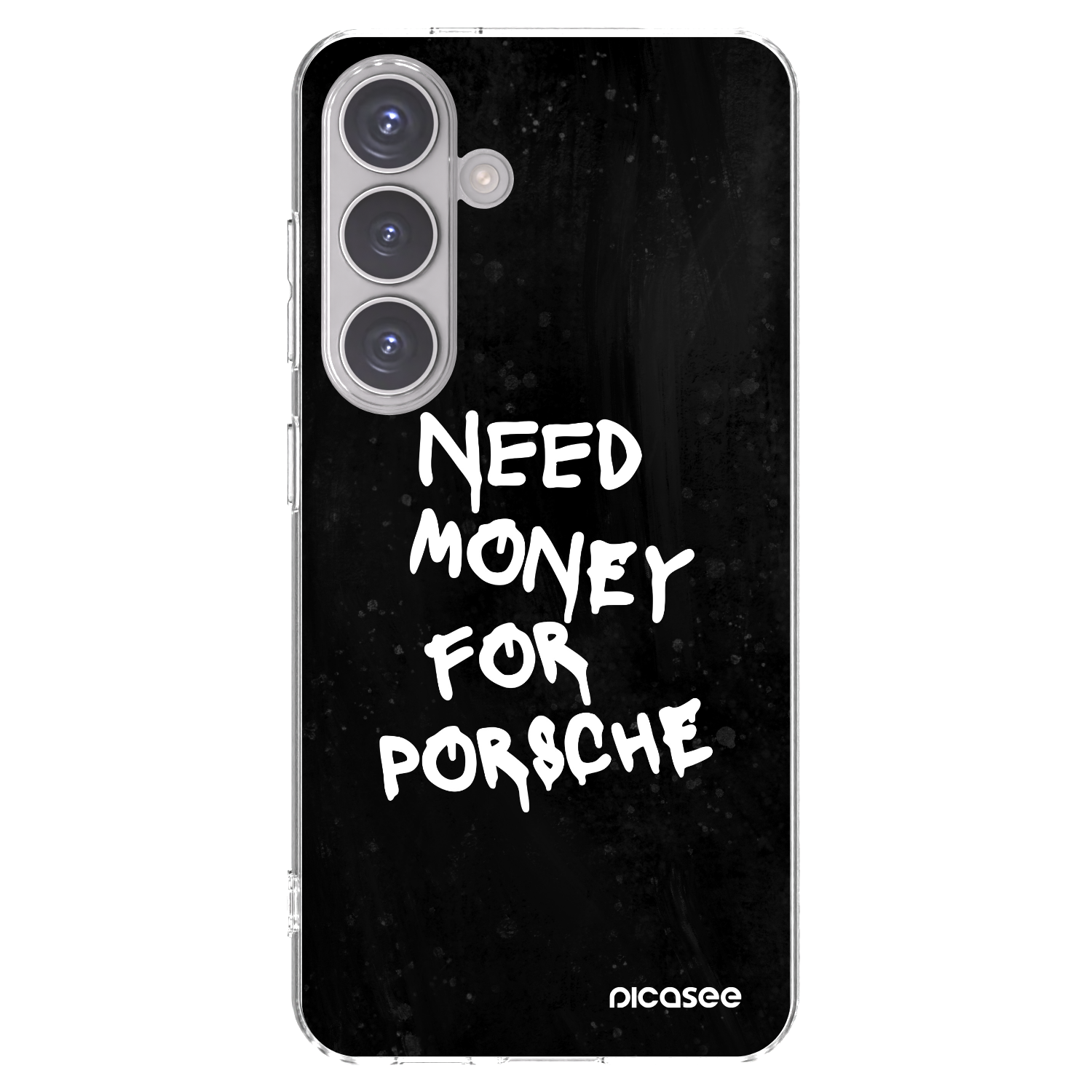 Silikónový prehľadný obal pre Samsung Galaxy S24 S921B 5G - Black Dollar