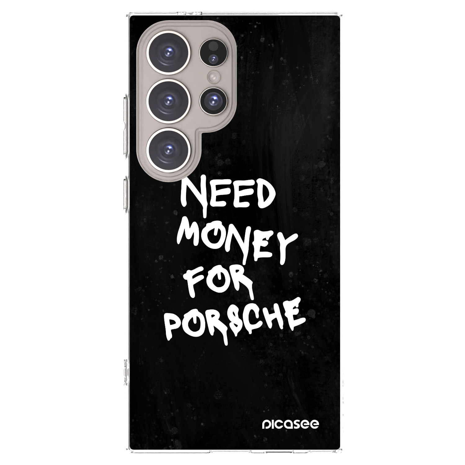 Picasee silikónový prehľadný obal pre Samsung Galaxy S24 Ultra S928B 5G - Black Dollar