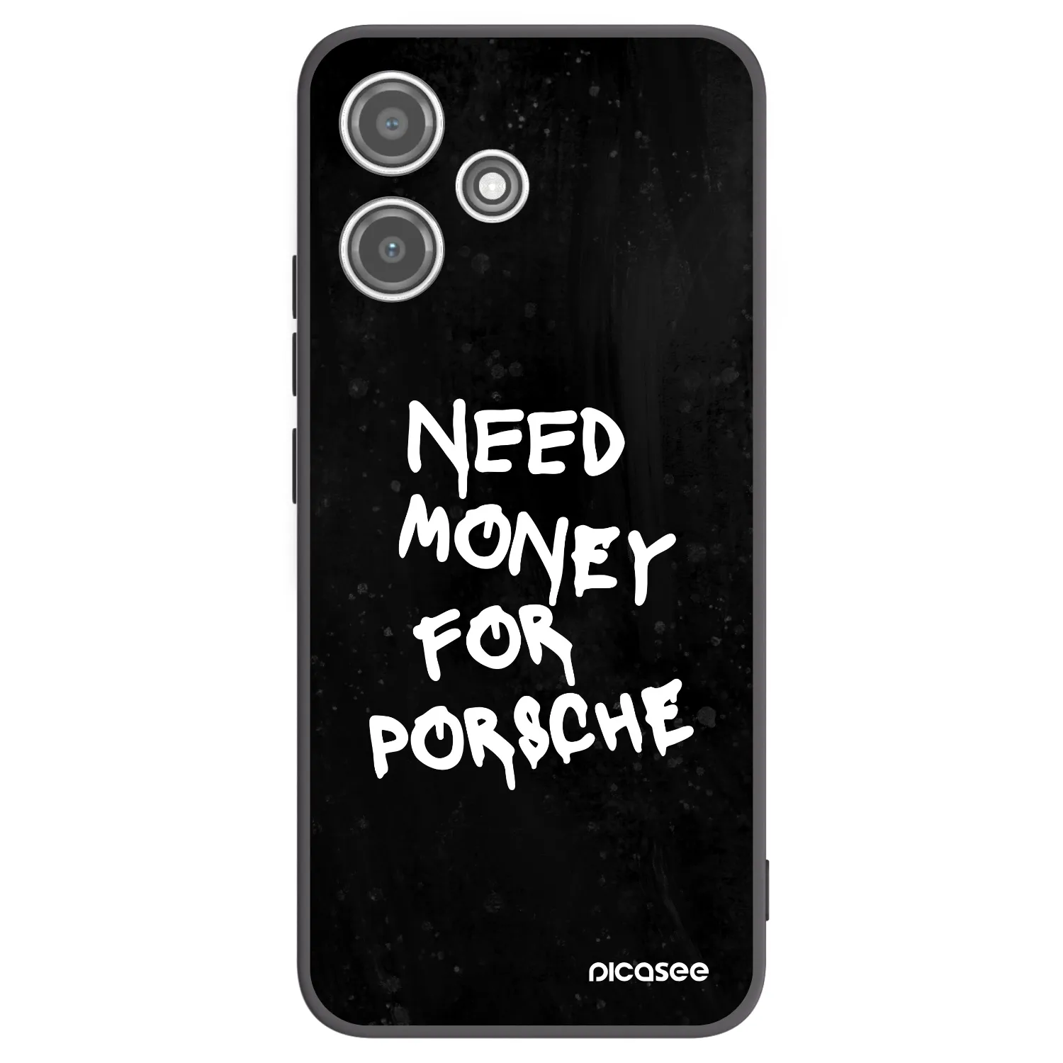 Picasee silikónový čierny obal pre Xiaomi Redmi 12 5G - Black Dollar