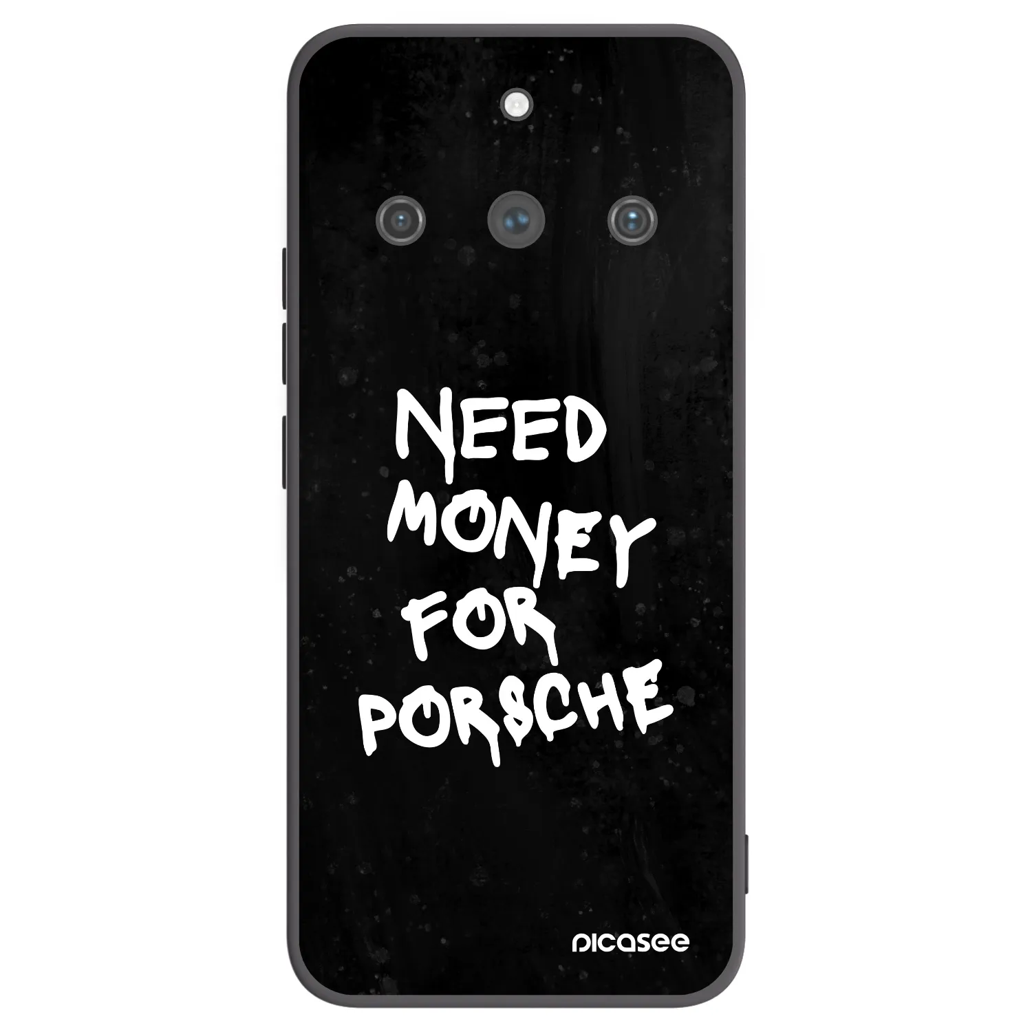 Picasee silikónový čierny obal pre Realme 11 Pro+ - Black Dollar