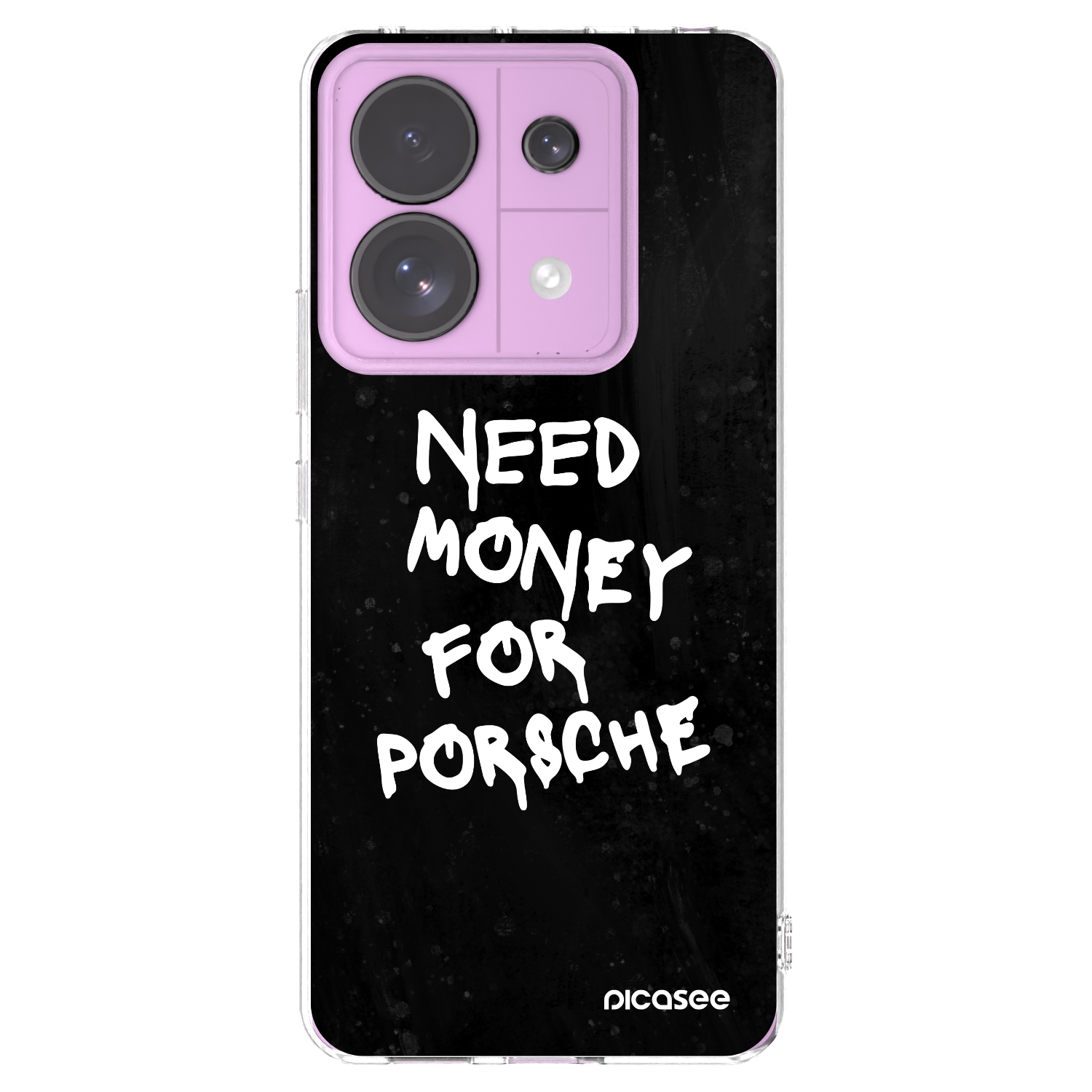 Picasee silikónový prehľadný obal pre Xiaomi Redmi Note 13 Pro 5G - Black Dollar