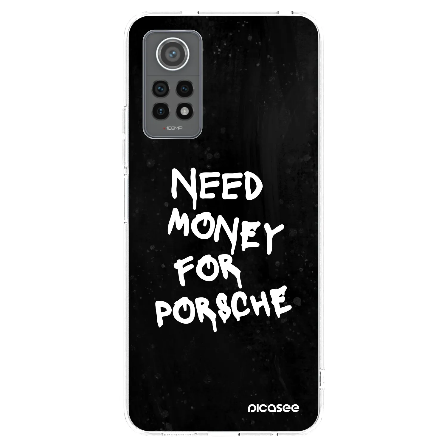 Picasee silikónový prehľadný obal pre Xiaomi Redmi Note 12 Pro 4G - Black Dollar