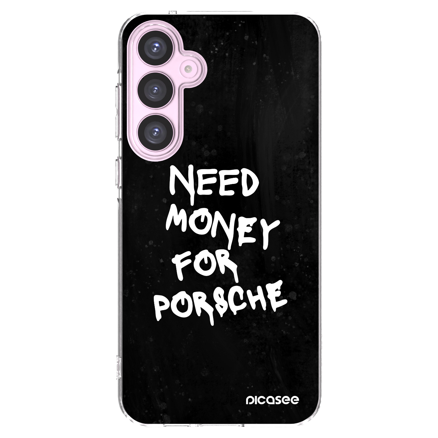 Picasee silikónový prehľadný obal pre Samsung Galaxy A55 5G A556B - Black Dollar