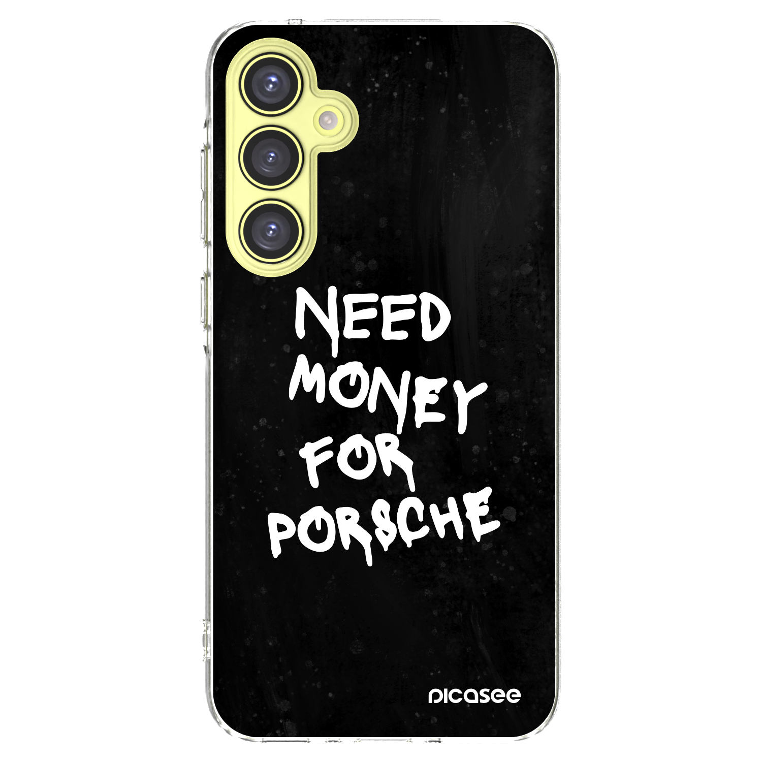 Picasee silikónový prehľadný obal pre Samsung Galaxy A35 5G A356B - Black Dollar