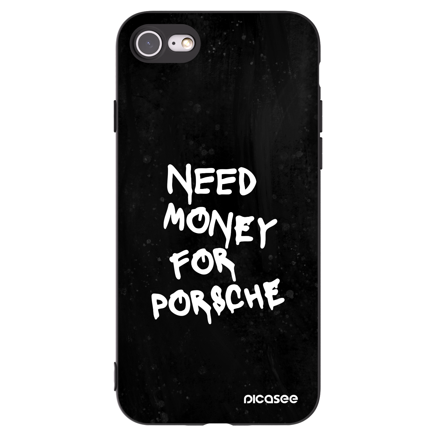 Picasee silikónový čierny obal pre Apple iPhone 8 - Black Dollar