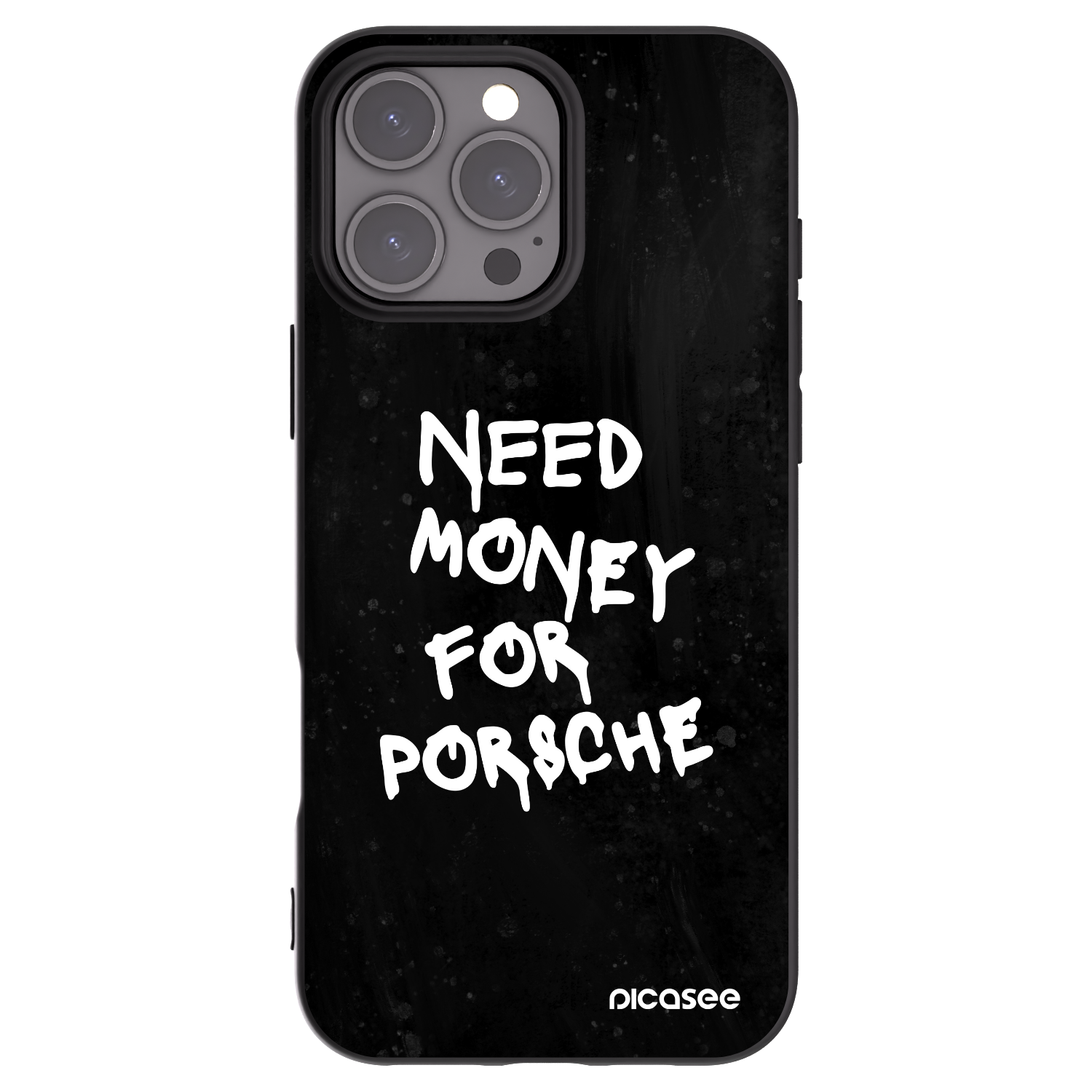 Silikónový čierny obal pre Apple iPhone 16 Pro Max - Black Dollar