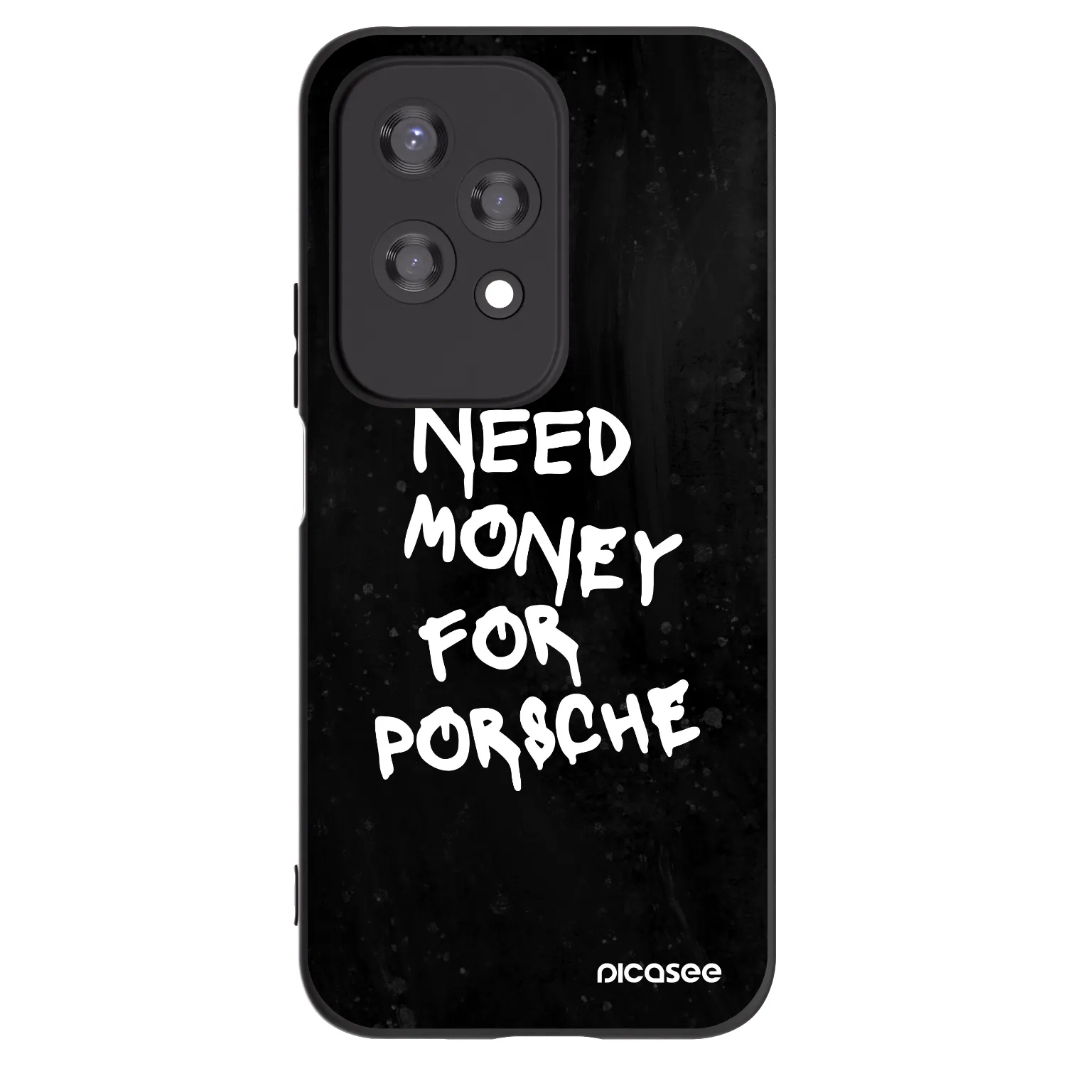 Silikónový čierny obal pre Honor 200 Lite - Black Dollar