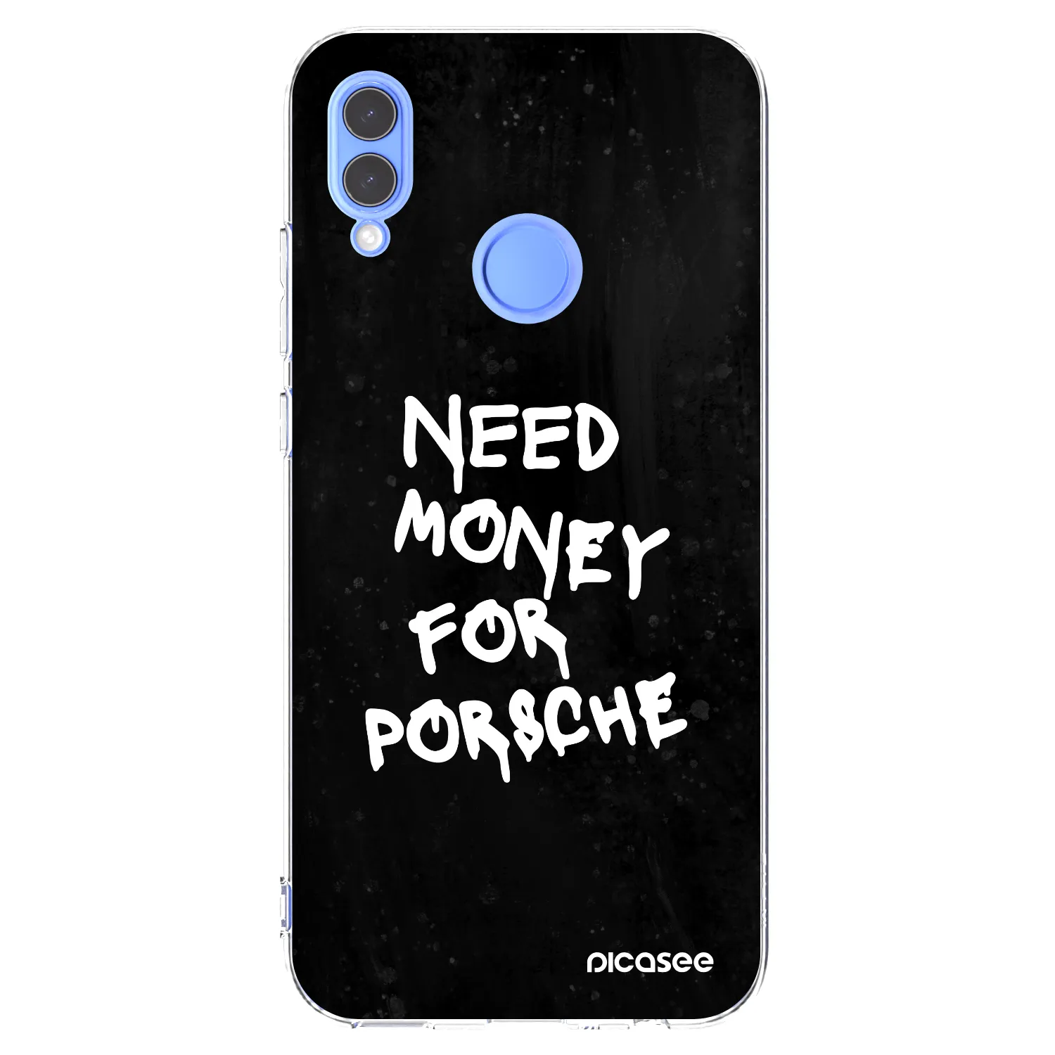 Picasee silikónový prehľadný obal pre Huawei P Smart 2019 - Black Dollar