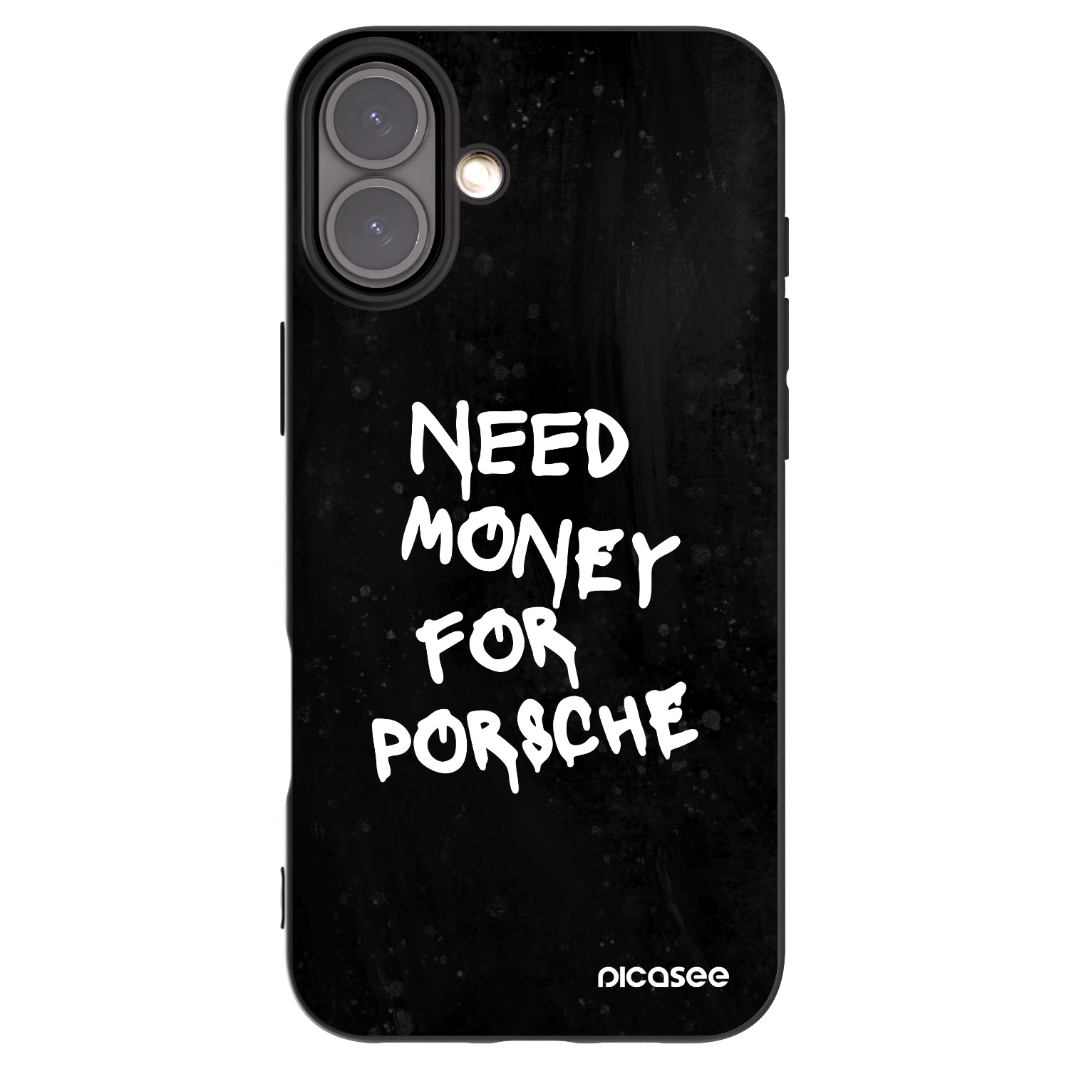 Picasee silikónový čierny obal pre Apple iPhone 16 Plus - Black Dollar