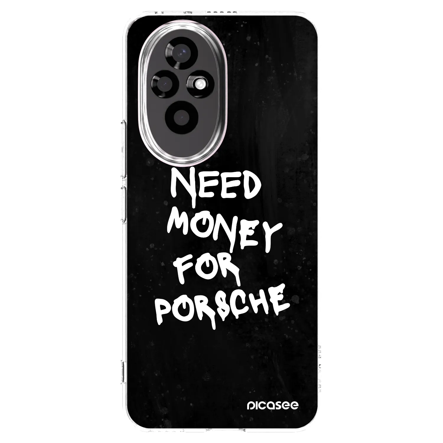 Picasee silikónový prehľadný obal pre Honor 200 5G - Black Dollar
