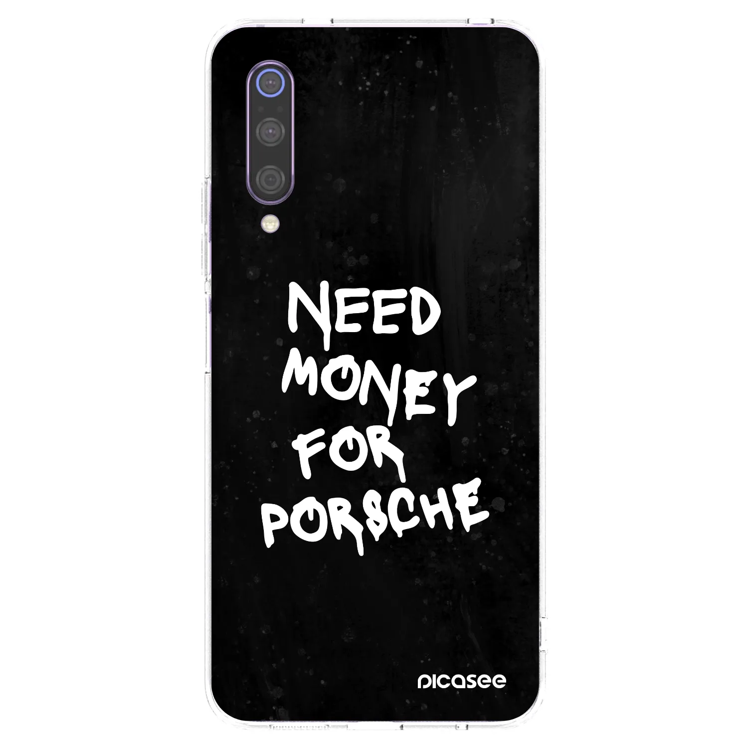 Picasee silikónový prehľadný obal pre Xiaomi Mi 9 - Black Dollar