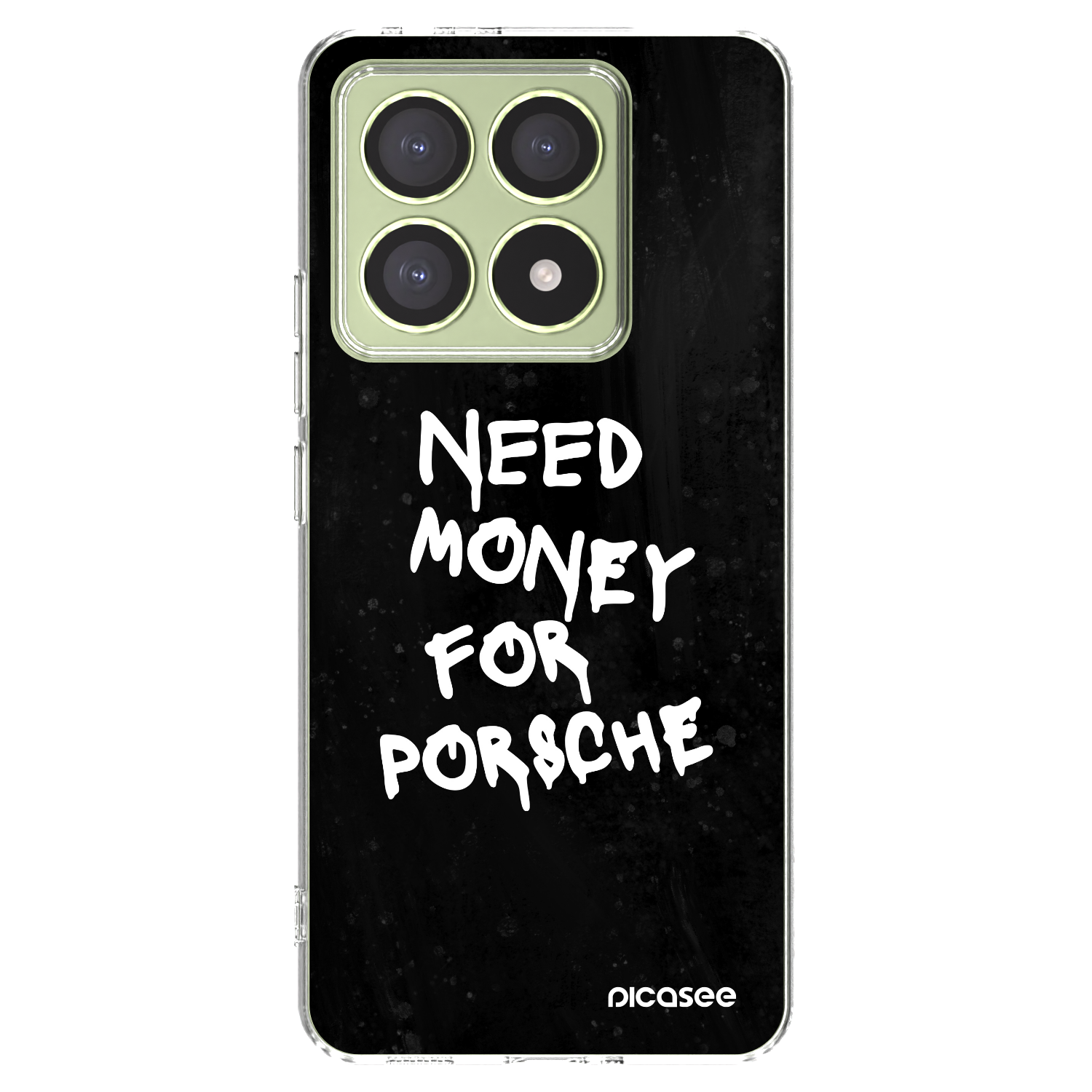 Picasee silikónový prehľadný obal pre Xiaomi 14T - Black Dollar