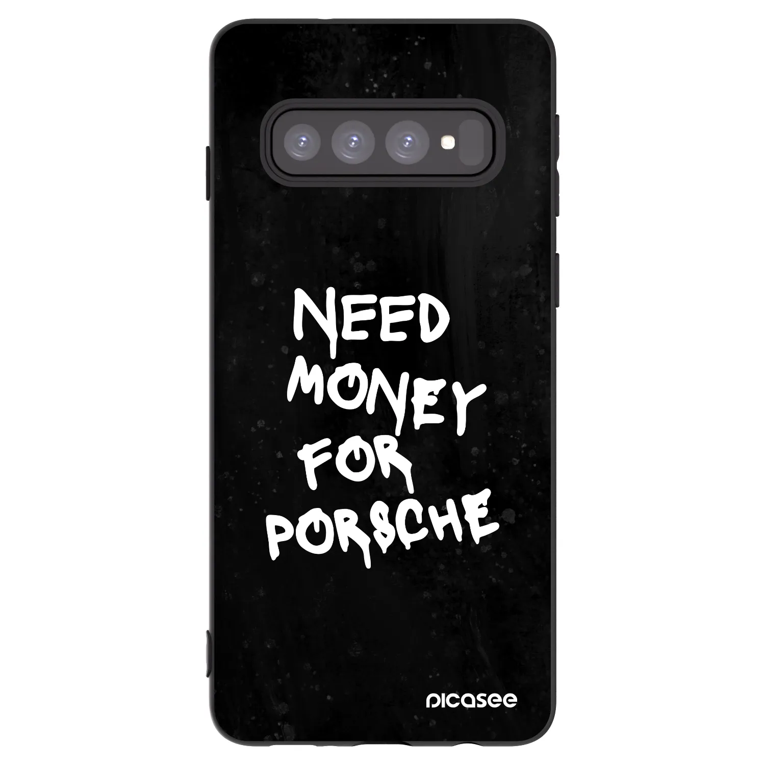 Picasee silikónový čierny obal pre Samsung Galaxy S10 G973 - Black Dollar