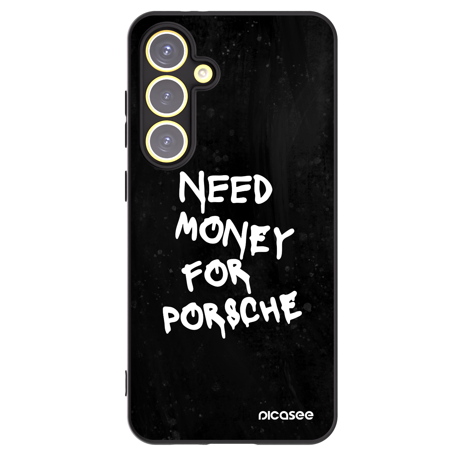 Picasee silikónový čierny obal pre Samsung Galaxy S24 FE S721B - Black Dollar