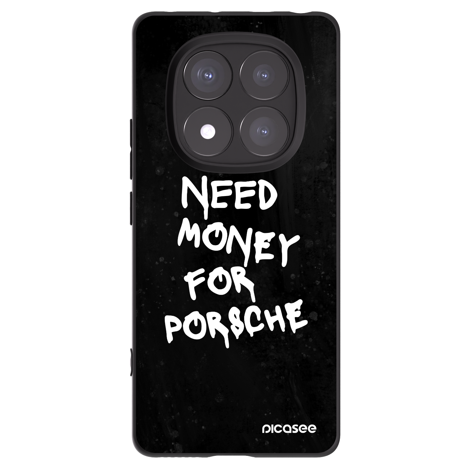 Picasee silikónový čierny obal pre Xiaomi Redmi Note 14 Pro+ 5G - Black Dollar