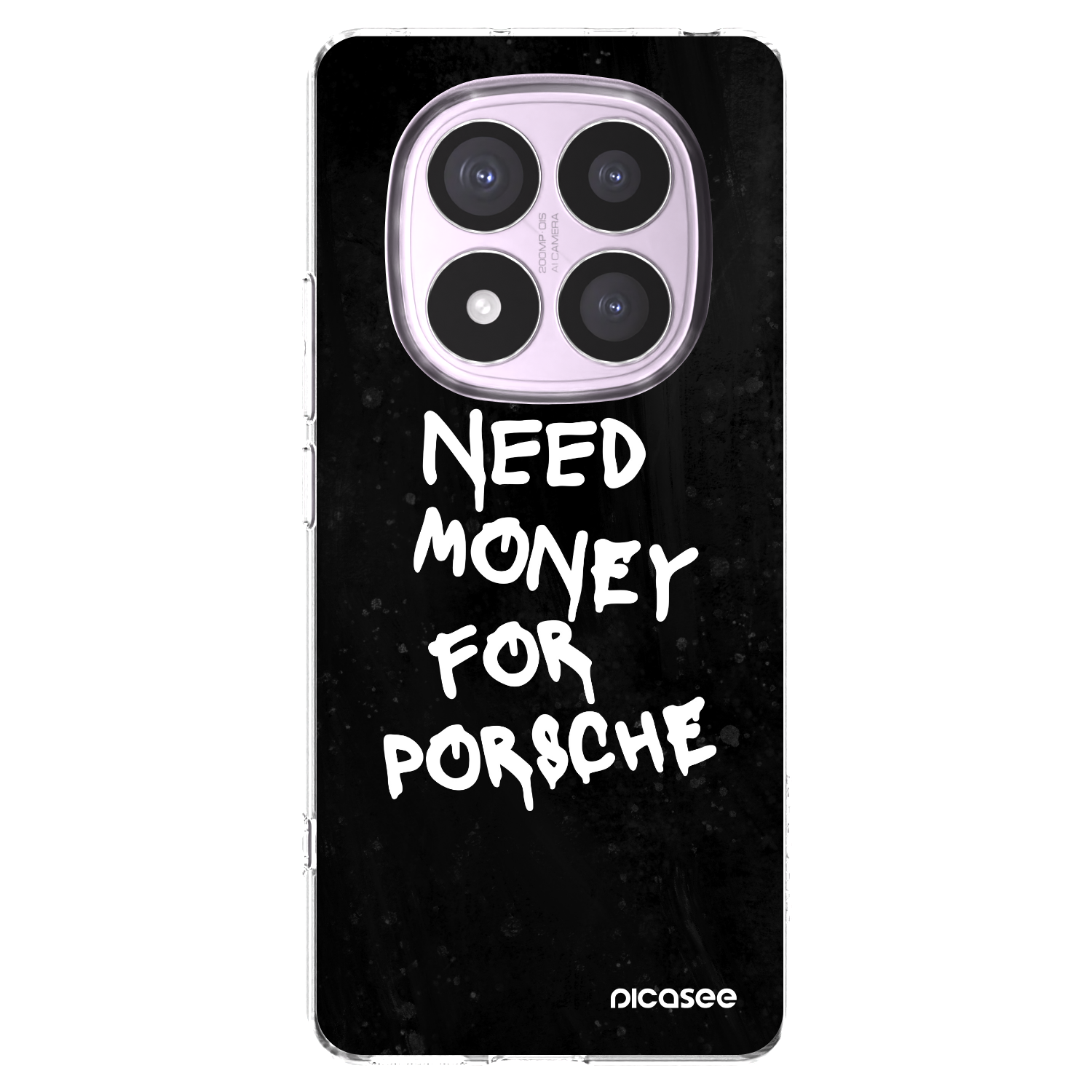 Silikónový prehľadný obal pre Xiaomi Redmi Note 14 Pro 5G - Black Dollar