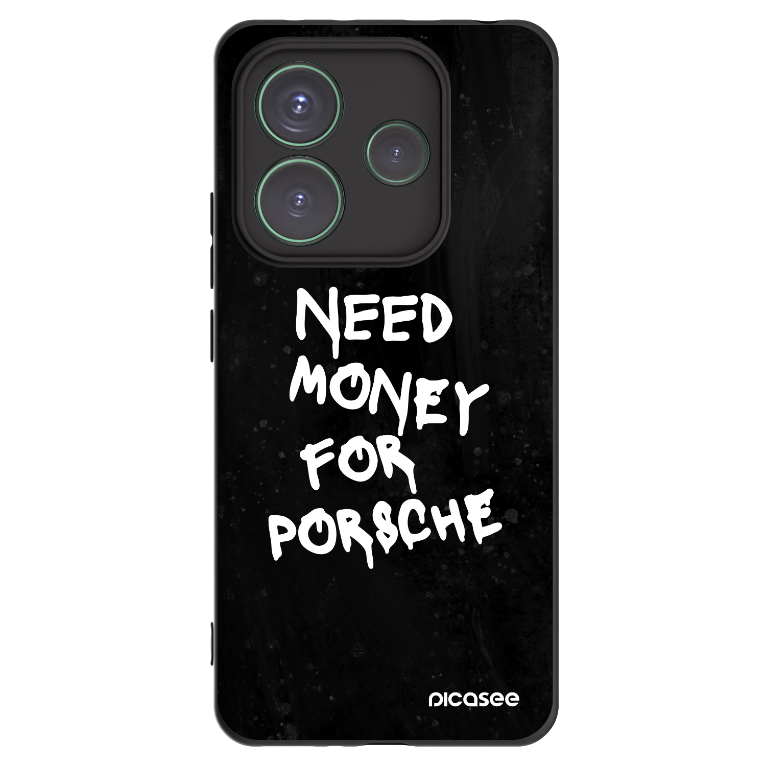 Picasee silikónový čierny obal pre Xiaomi Redmi Note 14 5G - Black Dollar
