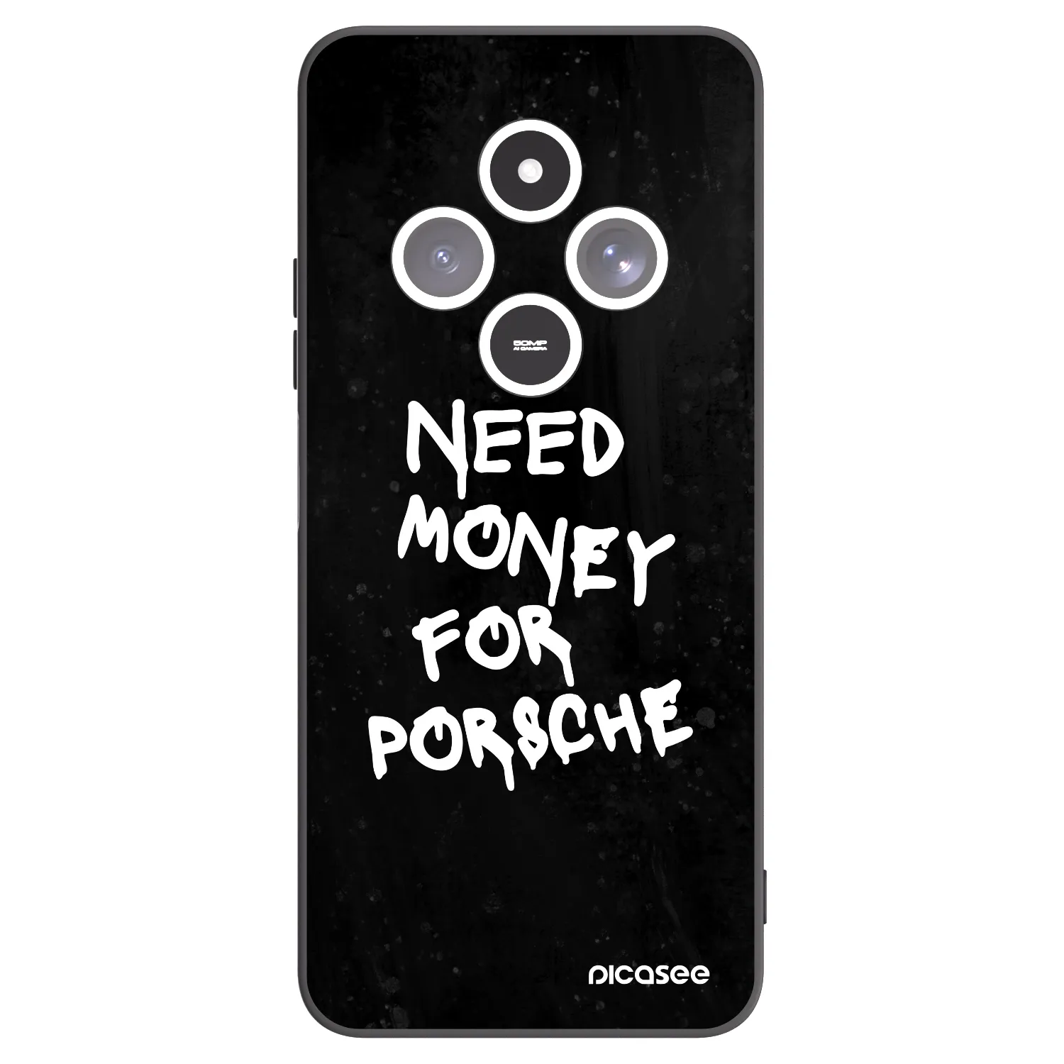 Picasee silikónový čierny obal pre Xiaomi Redmi 14C - Black Dollar