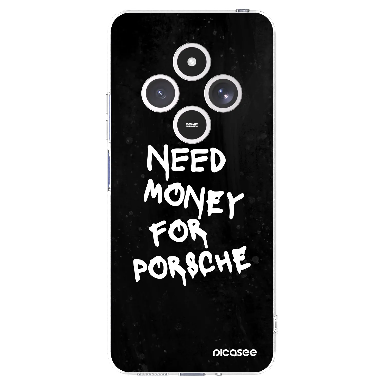 Picasee silikónový prehľadný obal pre Xiaomi Redmi 14C - Black Dollar