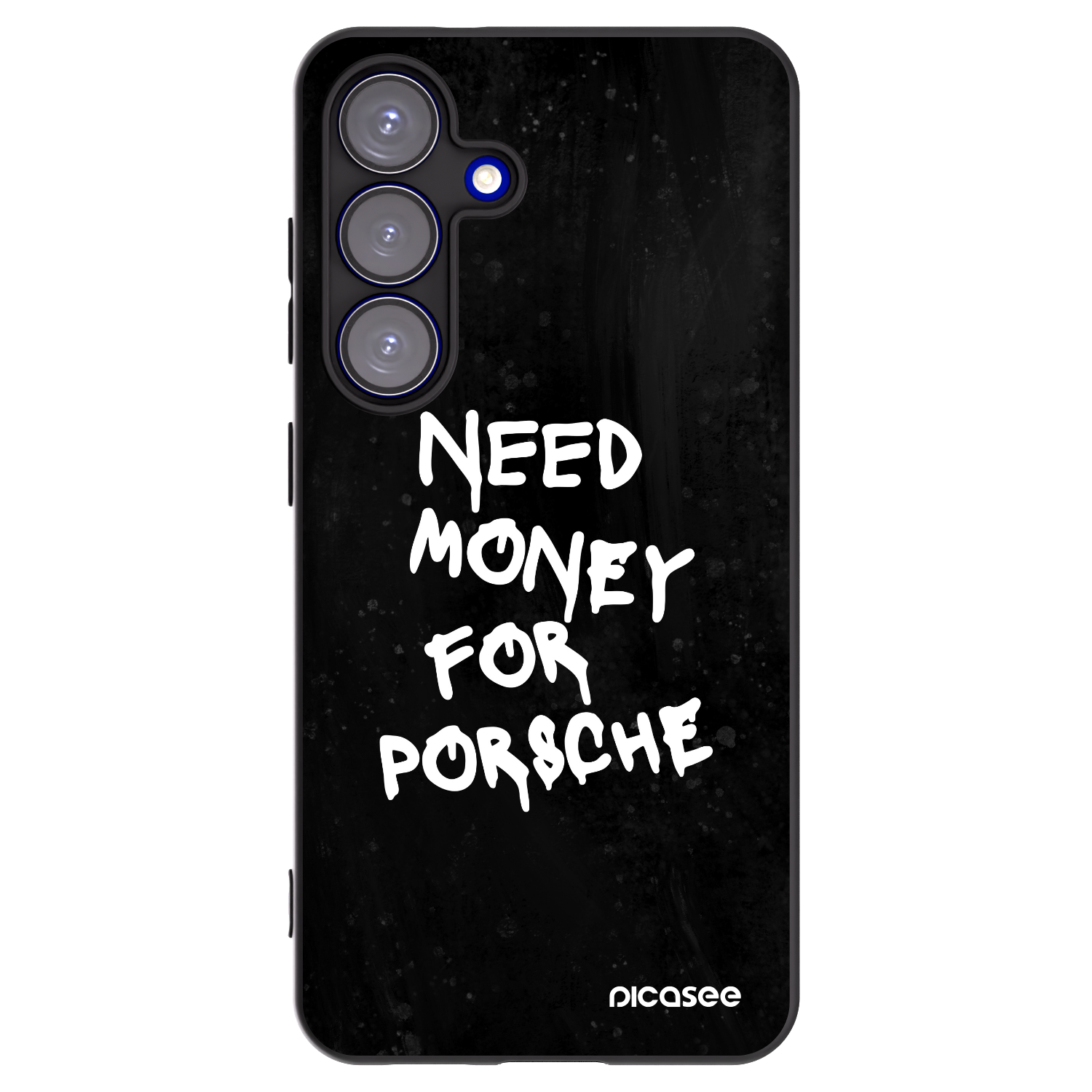 Picasee silikónový čierny obal pre Samsung Galaxy S25 5G - Black Dollar