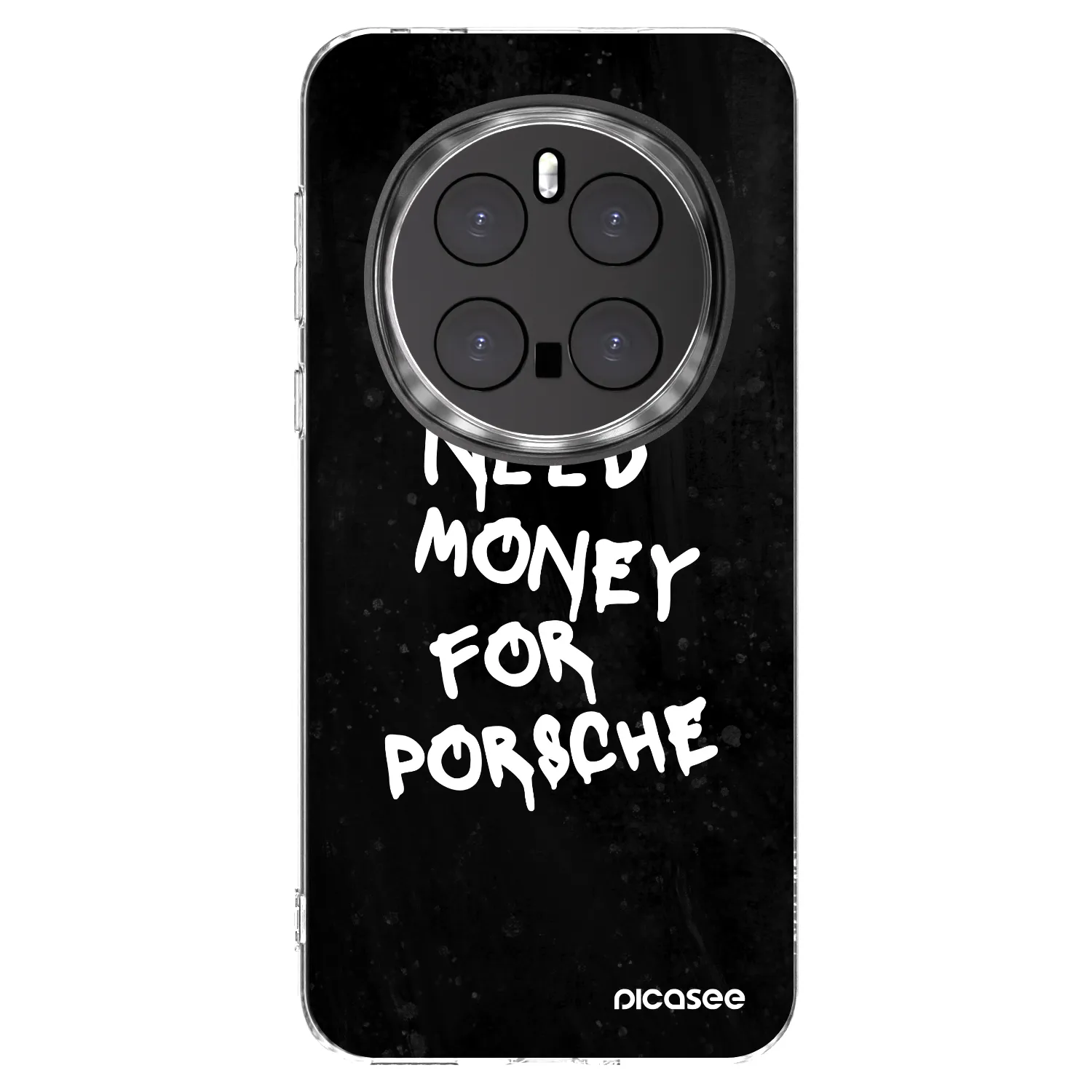 Picasee silikónový prehľadný obal pre Honor Magic7 Pro 5G - Black Dollar