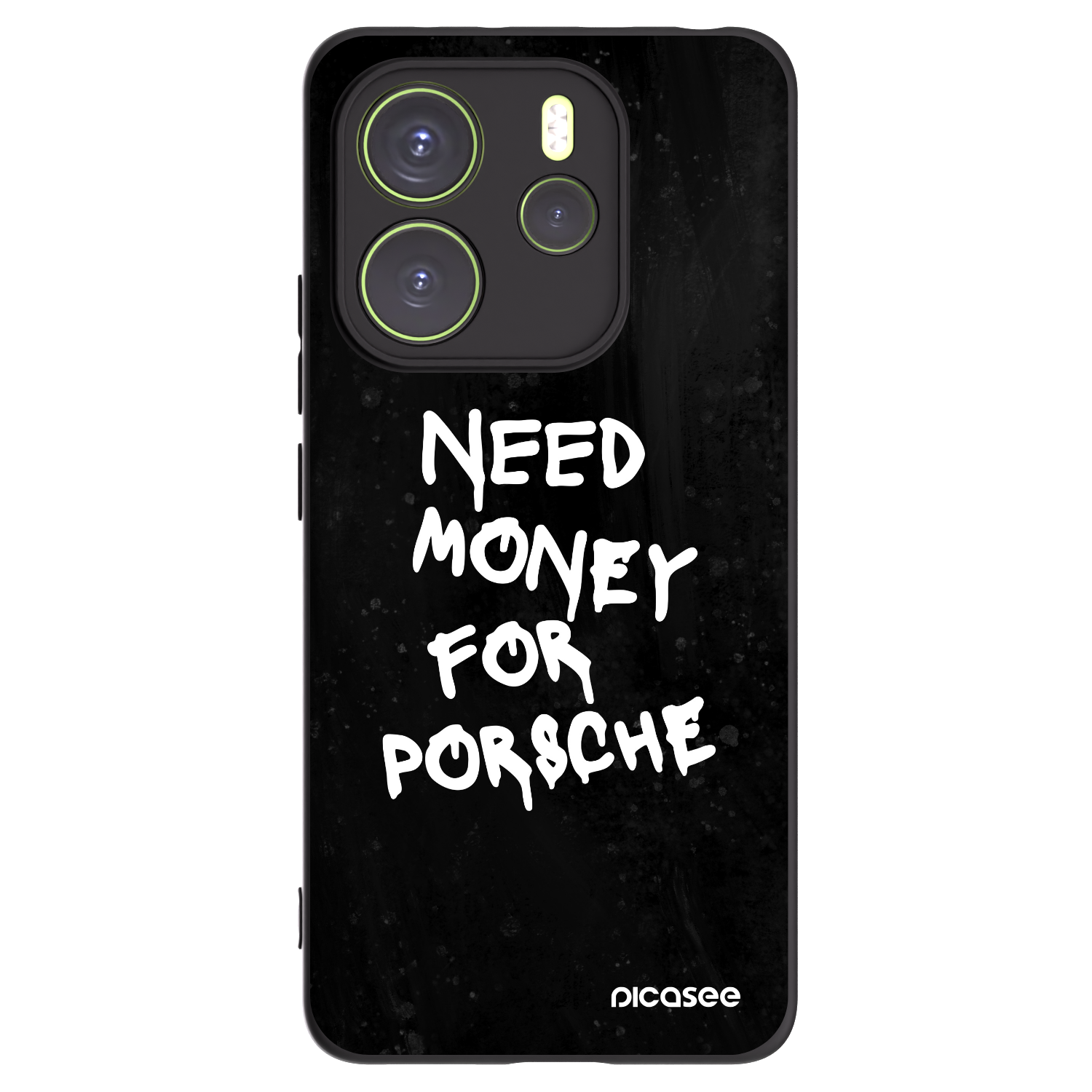 Silikónový čierny obal pre Xiaomi Redmi Note 14 4G - Black Dollar