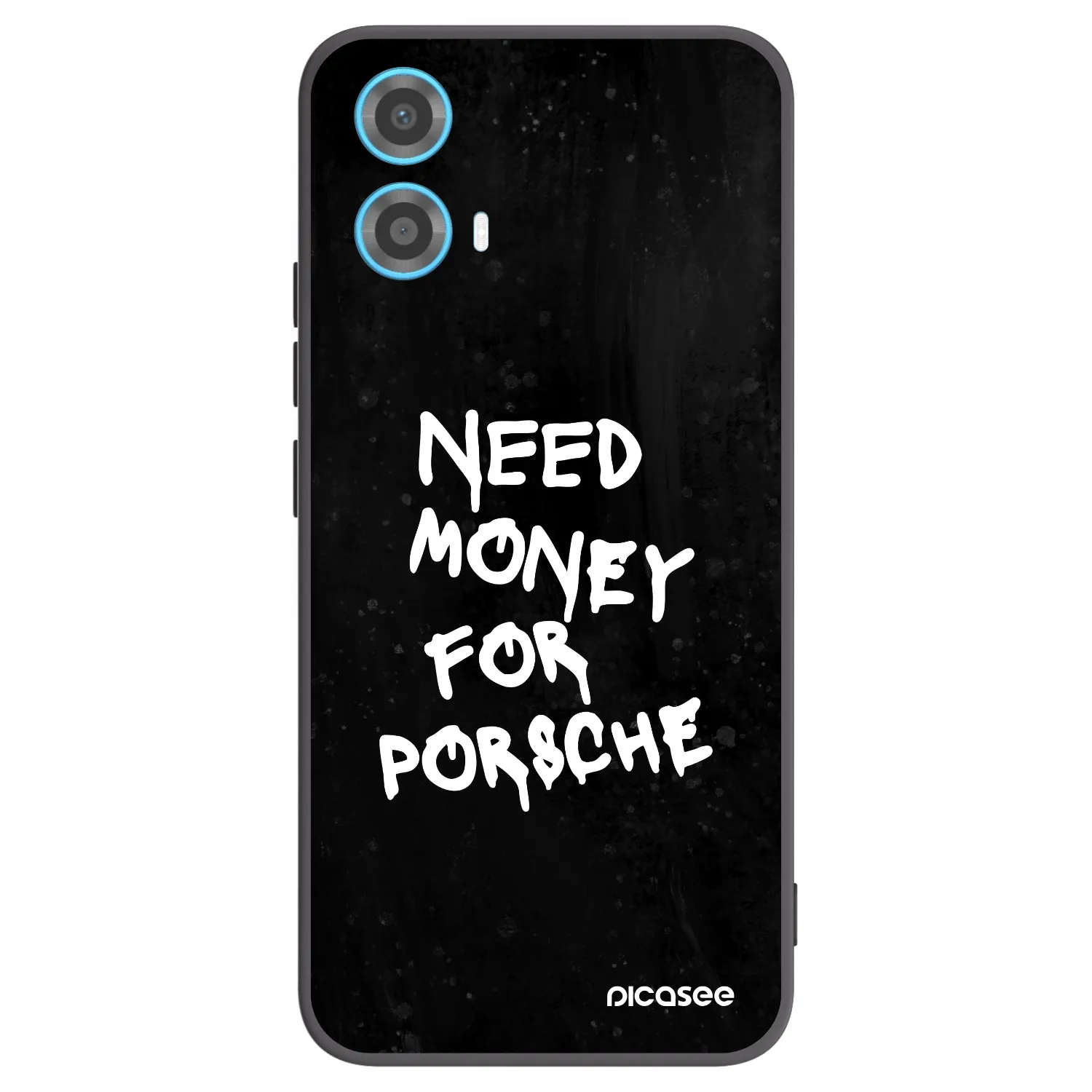 Picasee silikónový čierny obal pre Motorola Moto G34 5G - Black Dollar