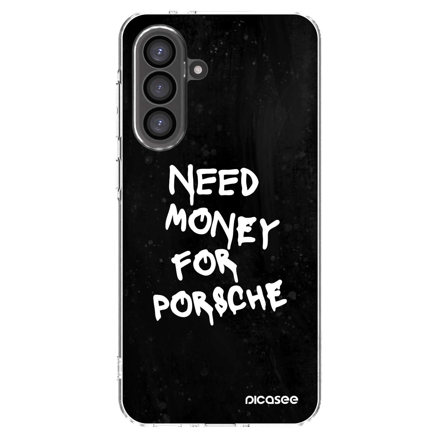 Picasee silikónový prehľadný obal pre Samsung Galaxy A36 5G - Black Dollar