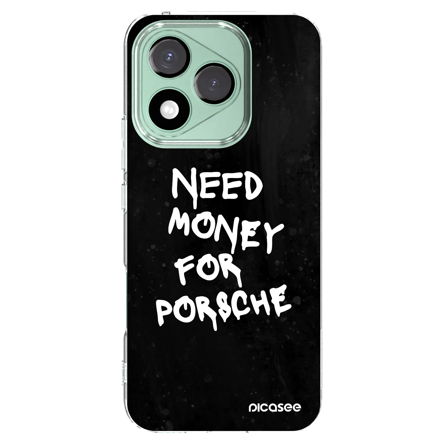 Picasee silikónový prehľadný obal pre Honor 400 Lite 5G - Black Dollar
