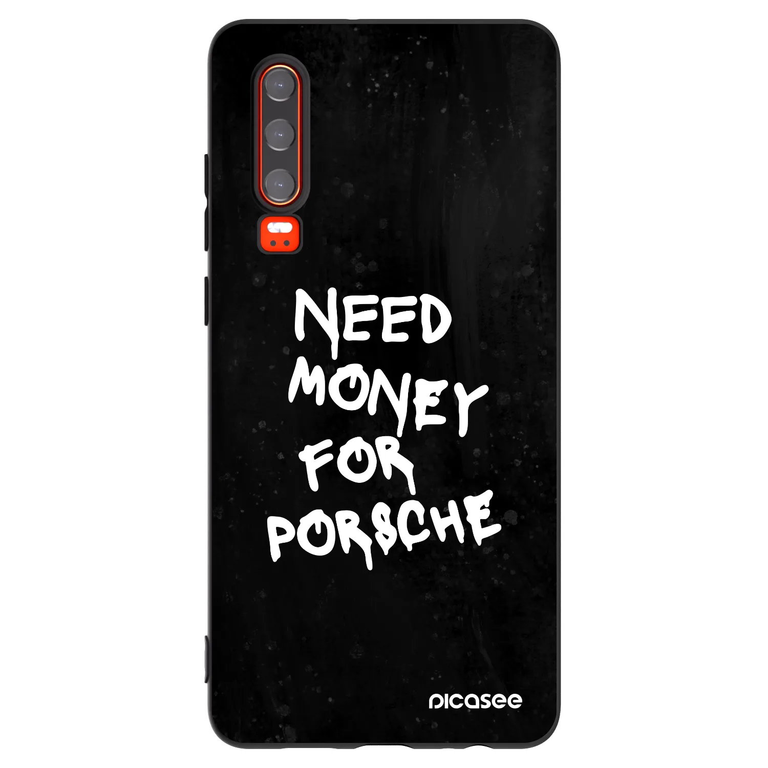 Picasee silikónový čierny obal pre Huawei P30 - Black Dollar