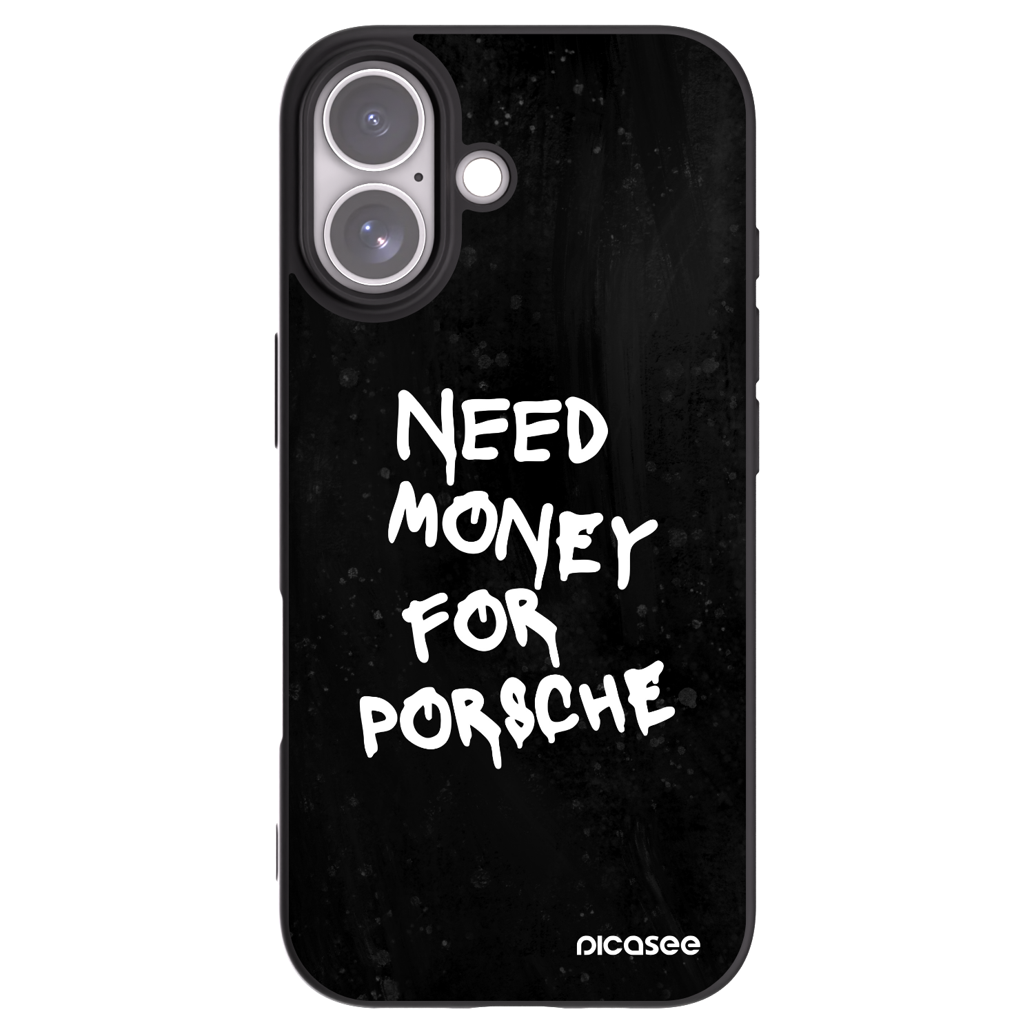 Silikónový čierny obal pre Apple iPhone 17 - Black Dollar